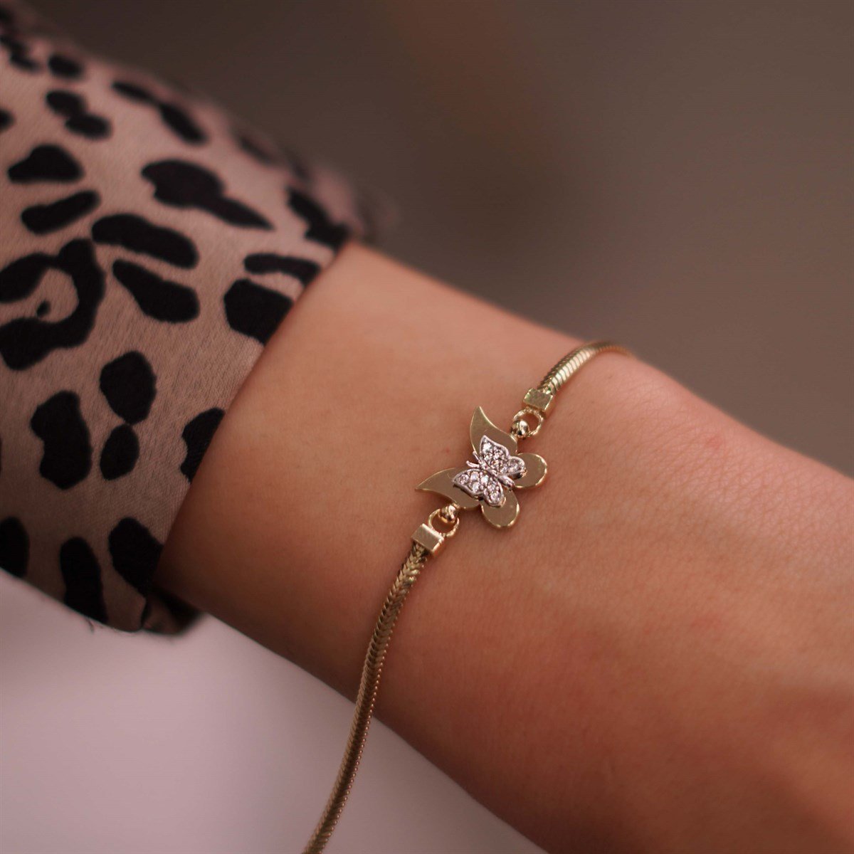 Balık Sırtı Kelebek Bileklik