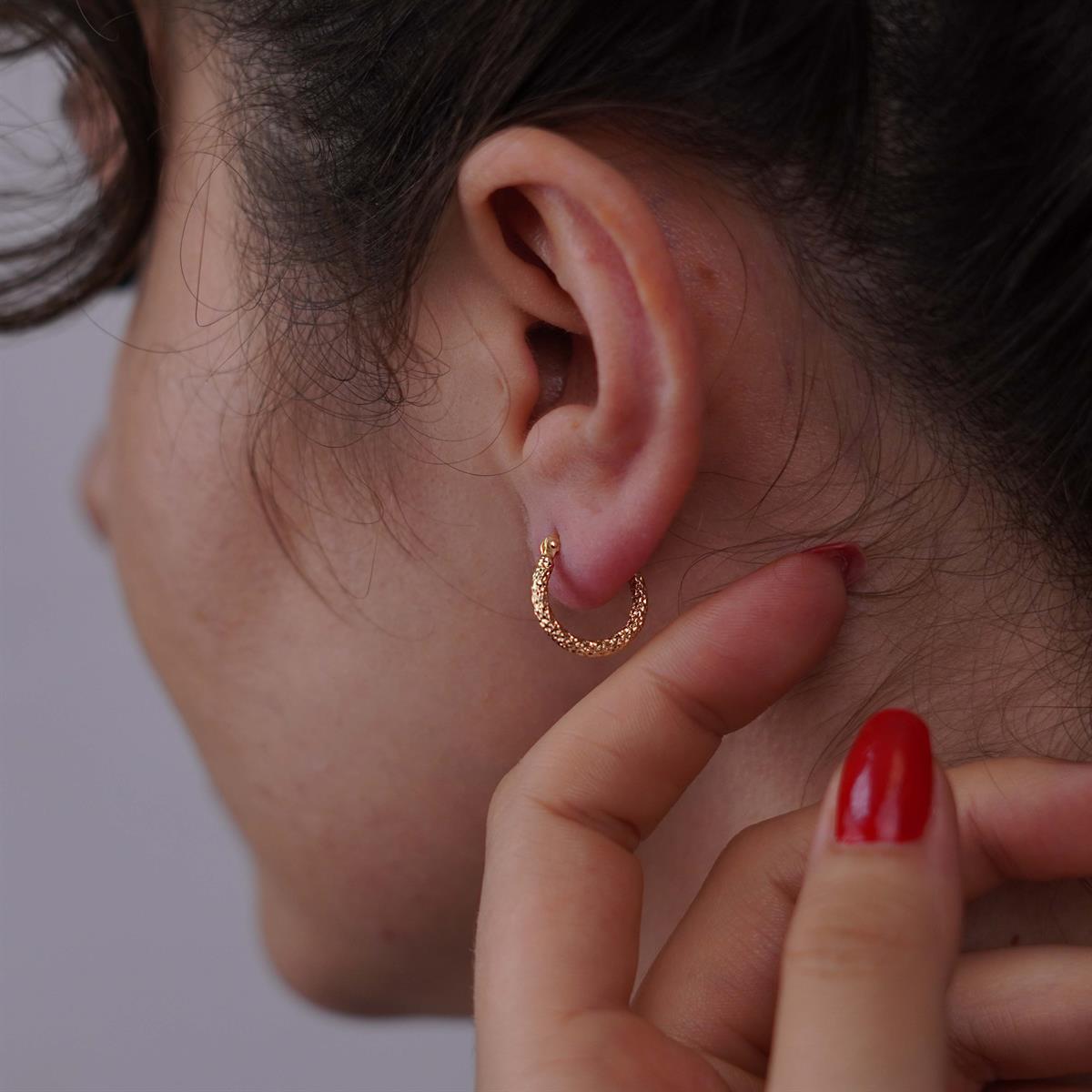 Dokulu Küpe - Small