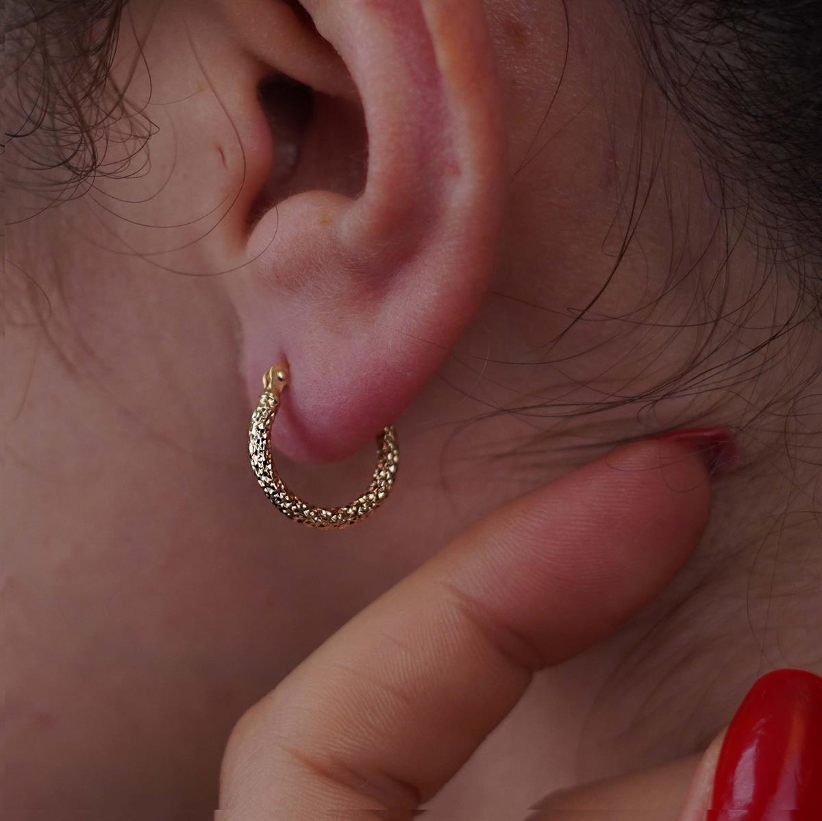 Dokulu Küpe - Small