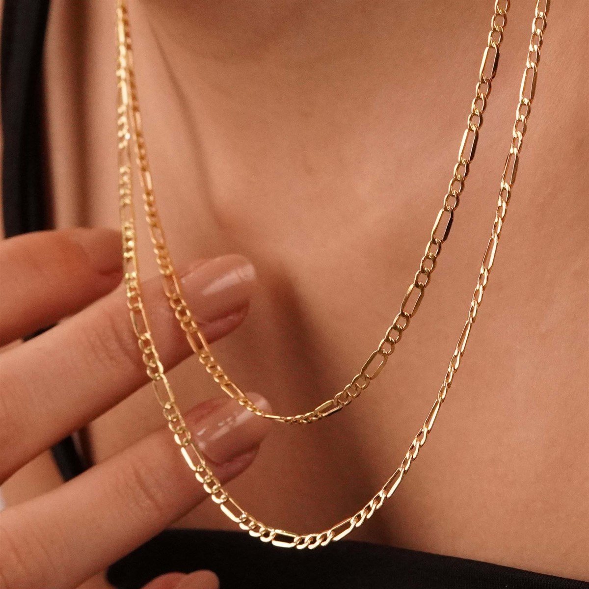 Figaro Sade Zincir - 3 mm