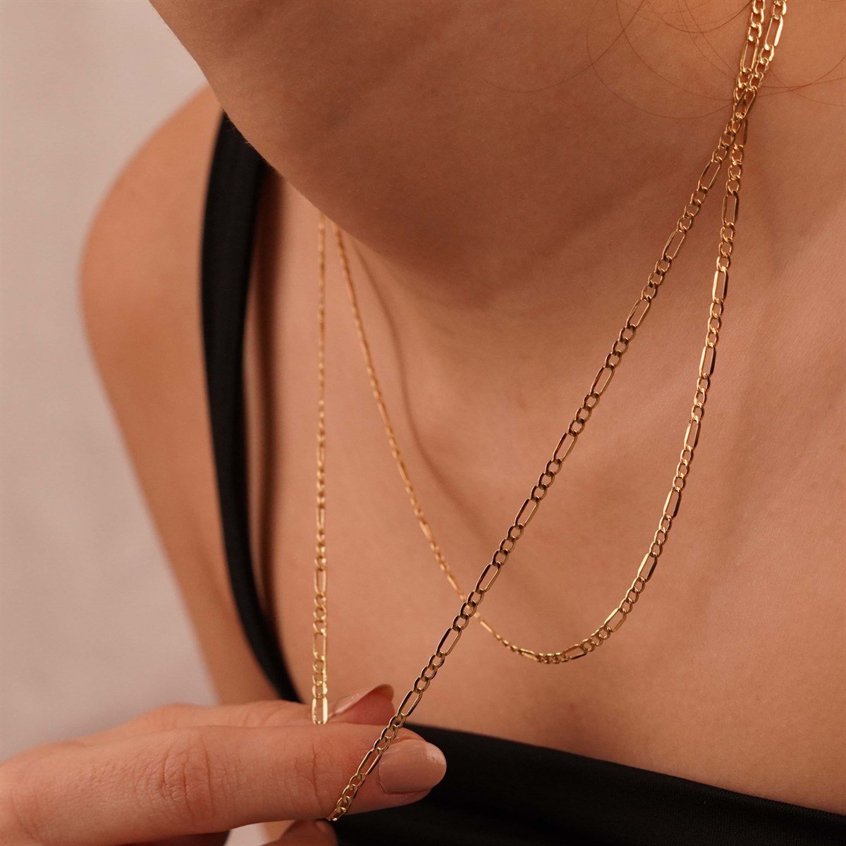 Figaro Sade Zincir - 3 mm