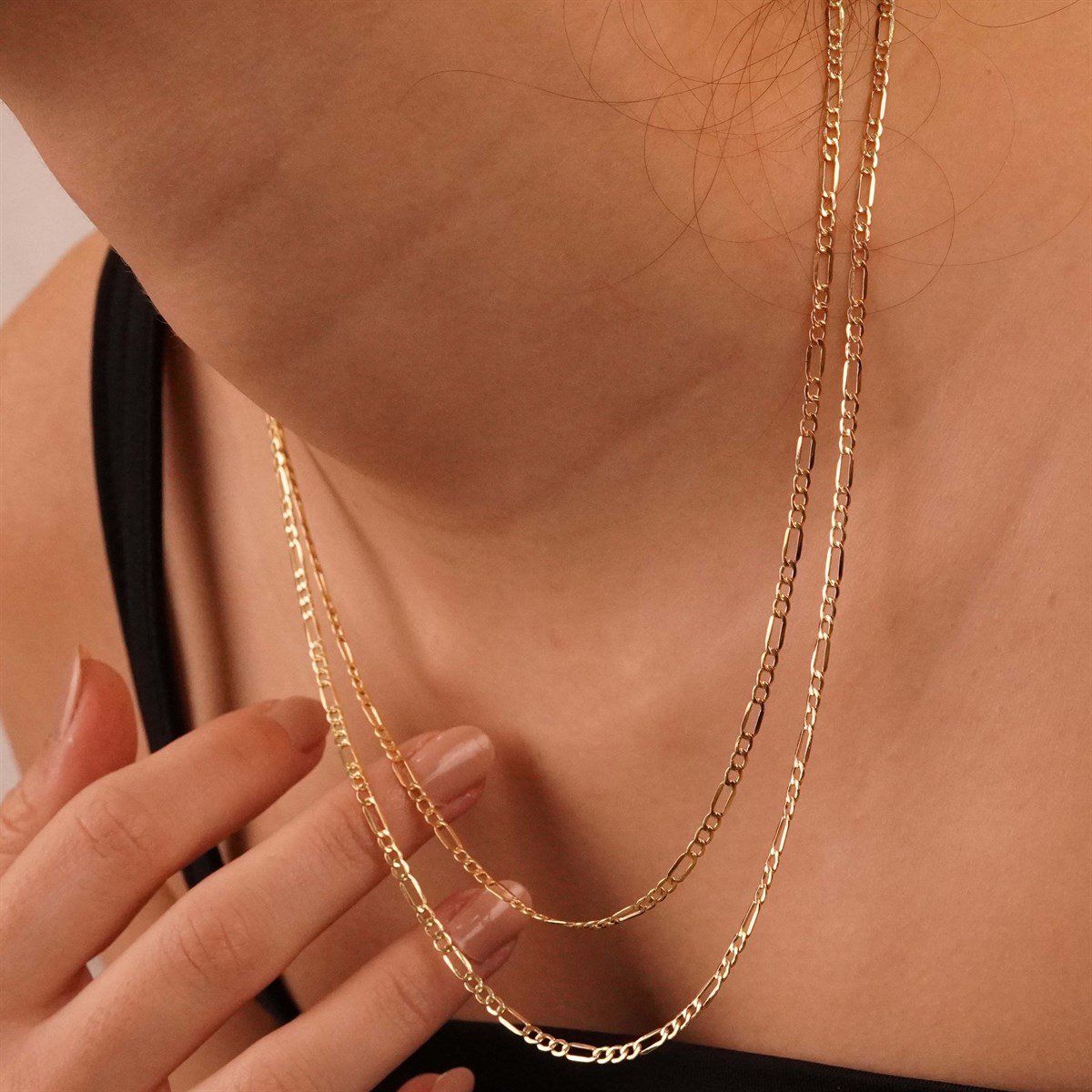 Figaro Sade Zincir - 3 mm