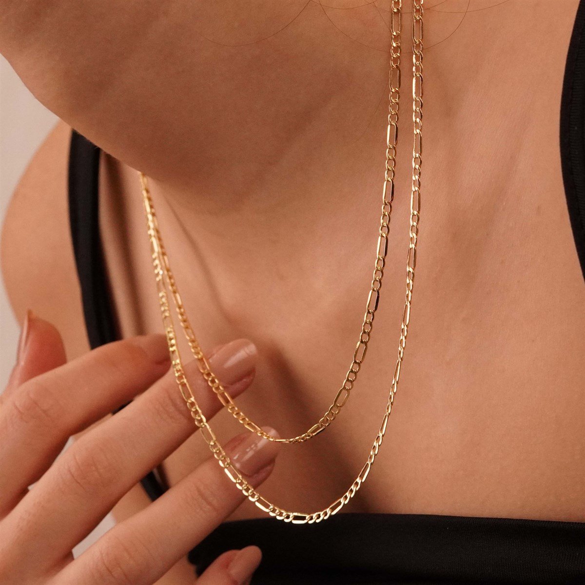 Figaro Sade Zincir - 3 mm