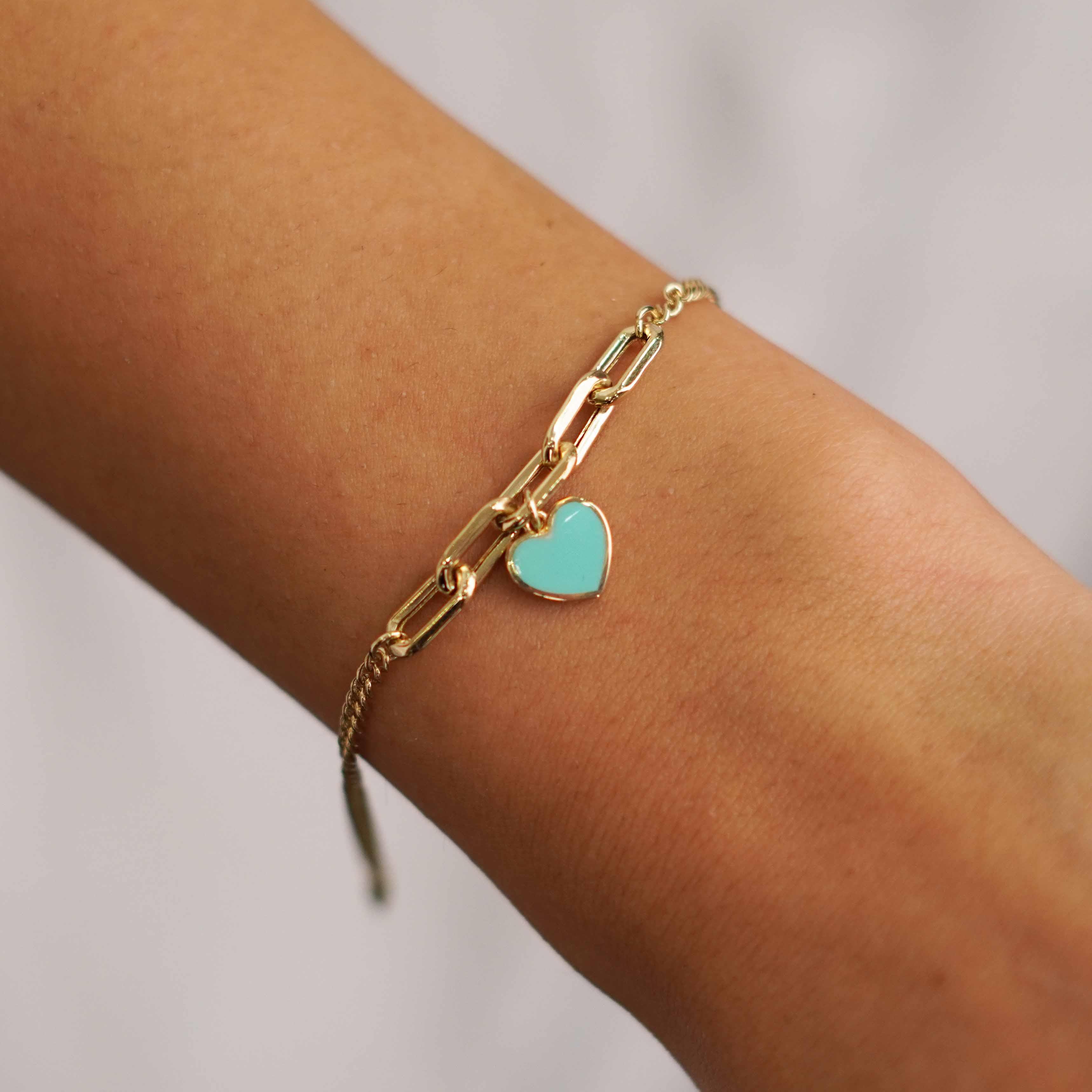 Kalp Charm Bileklik