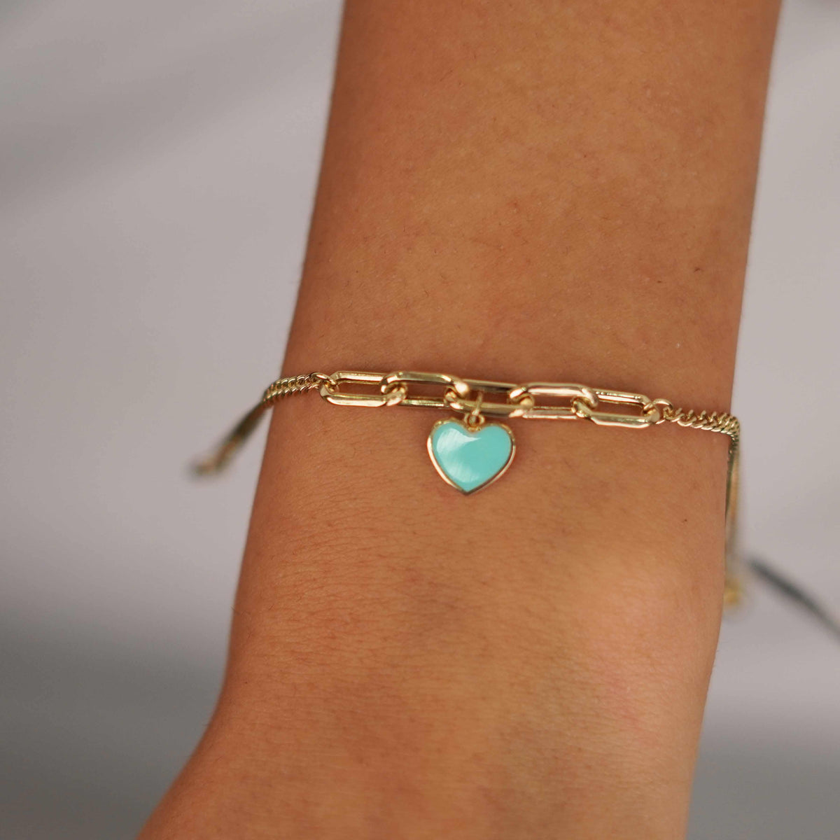 Kalp Charm Bileklik