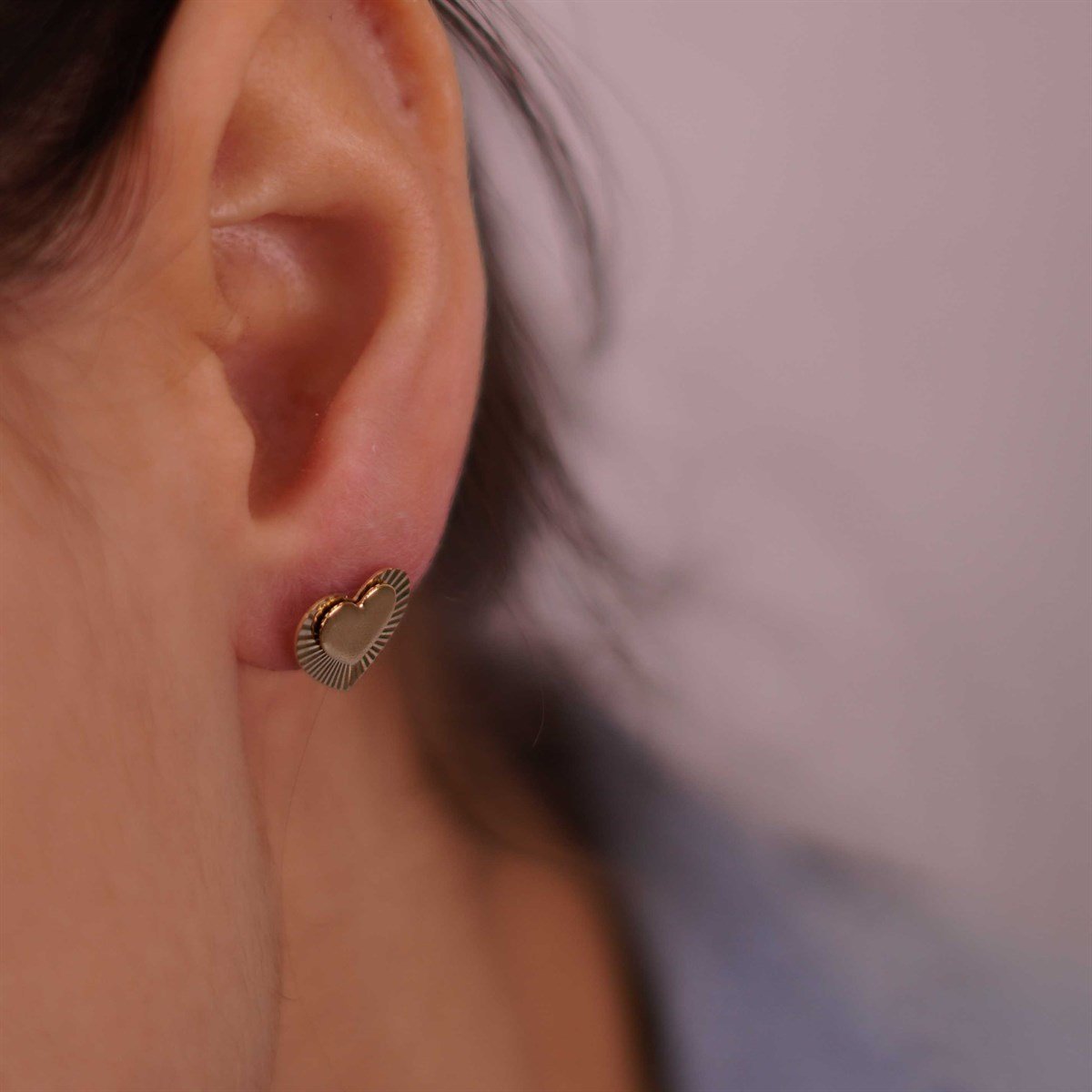 Kalp Parıltı Küpe