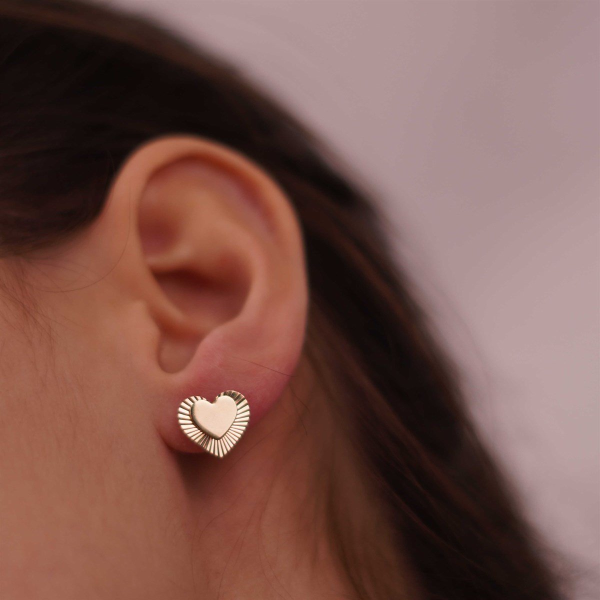 Kalp Parıltı Küpe