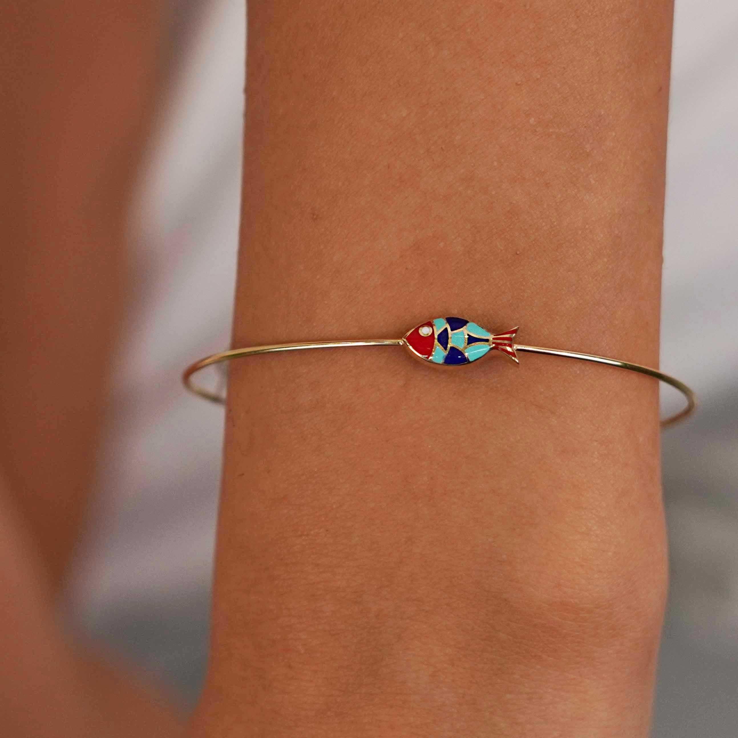 Mineli Balık Bilezik