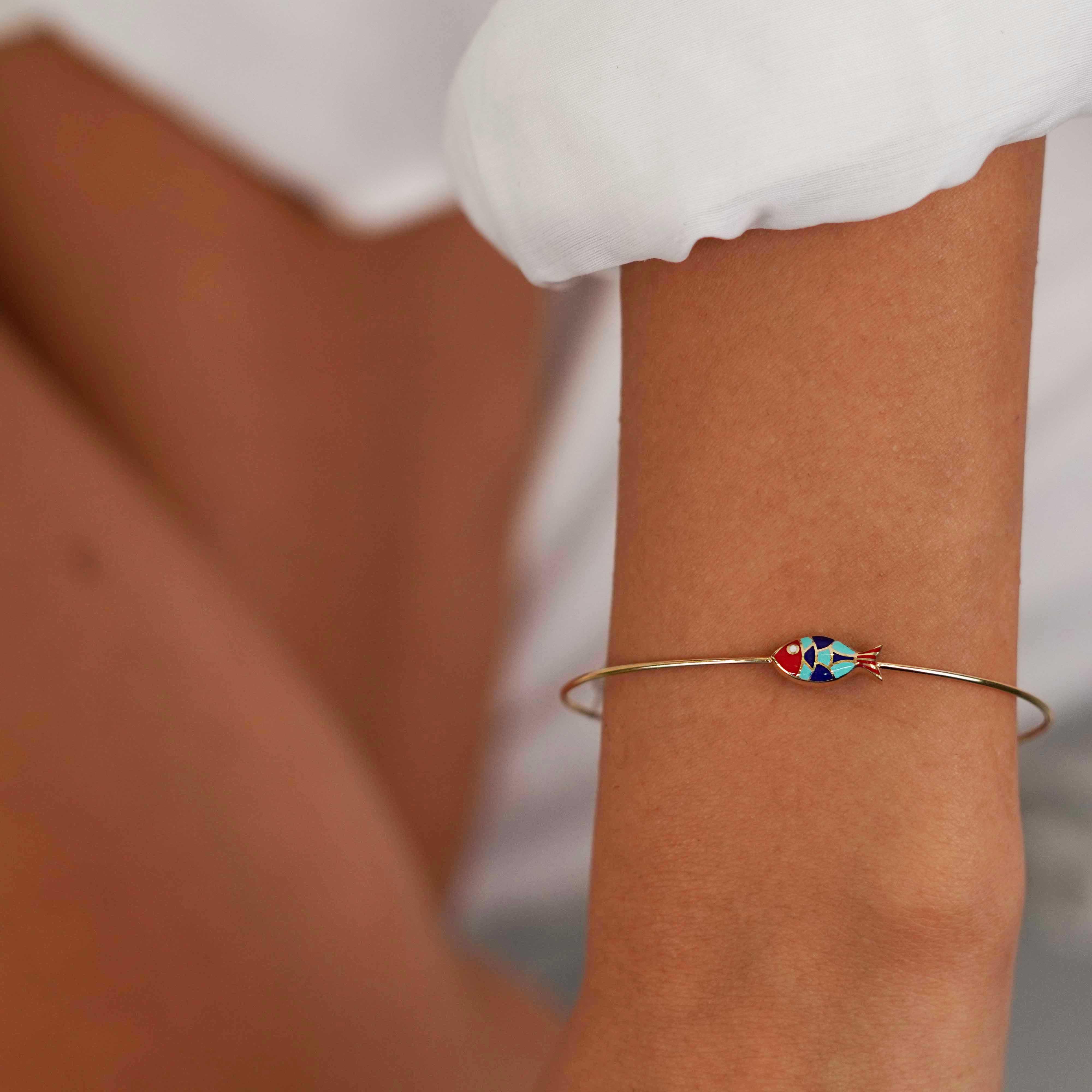 Mineli Balık Bilezik