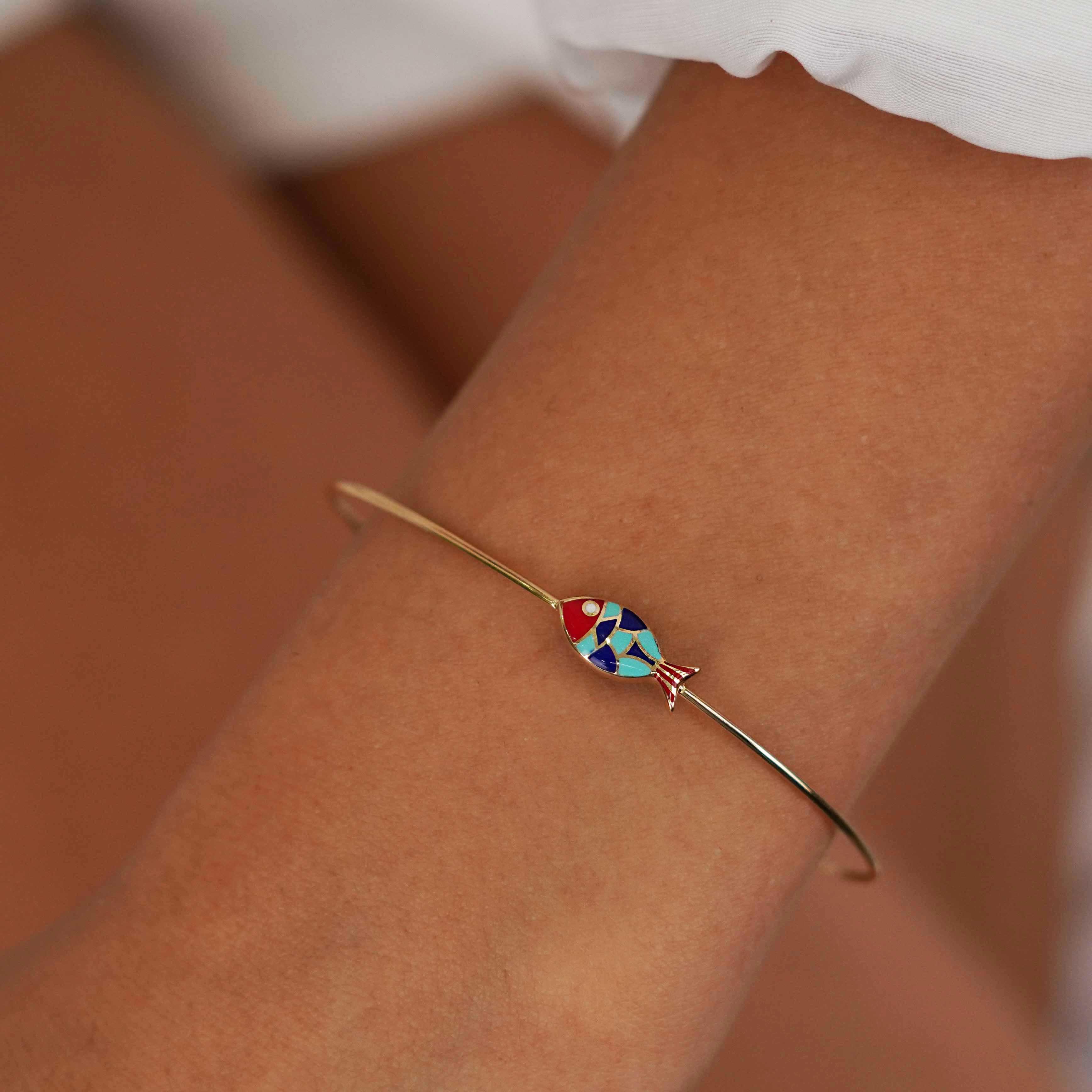 Mineli Balık Bilezik