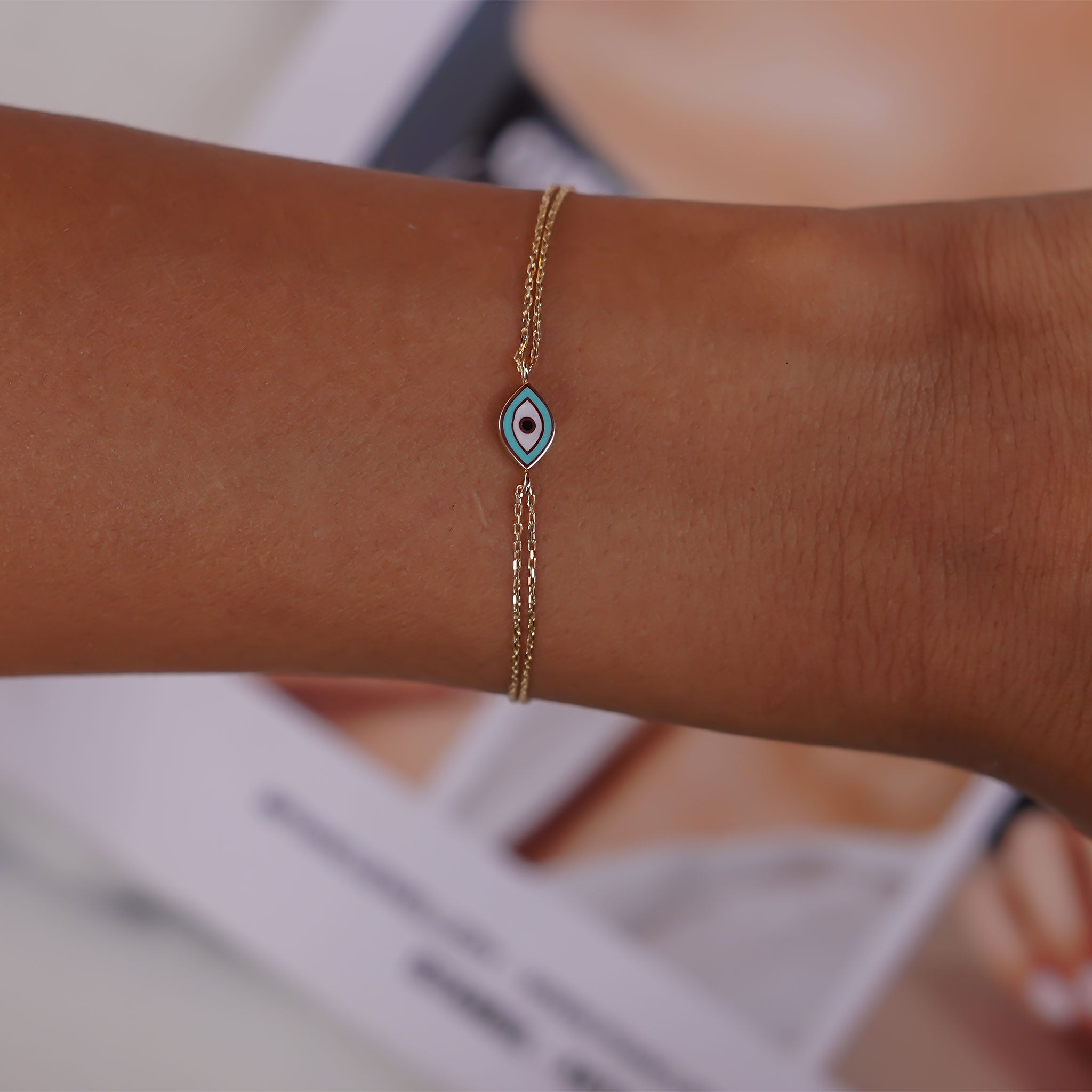 Mineli Göz Bileklik