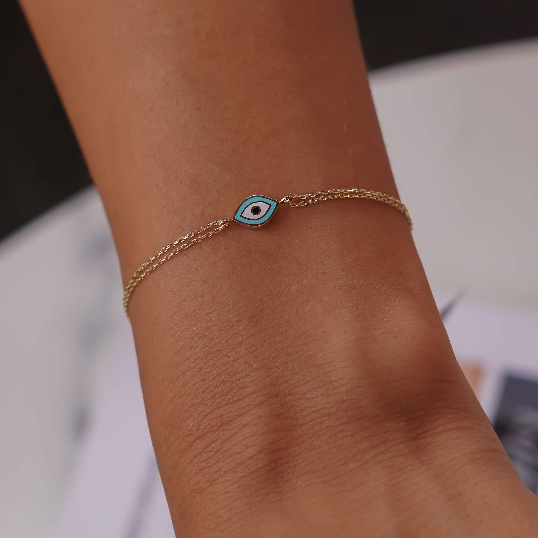 Mineli Göz Bileklik