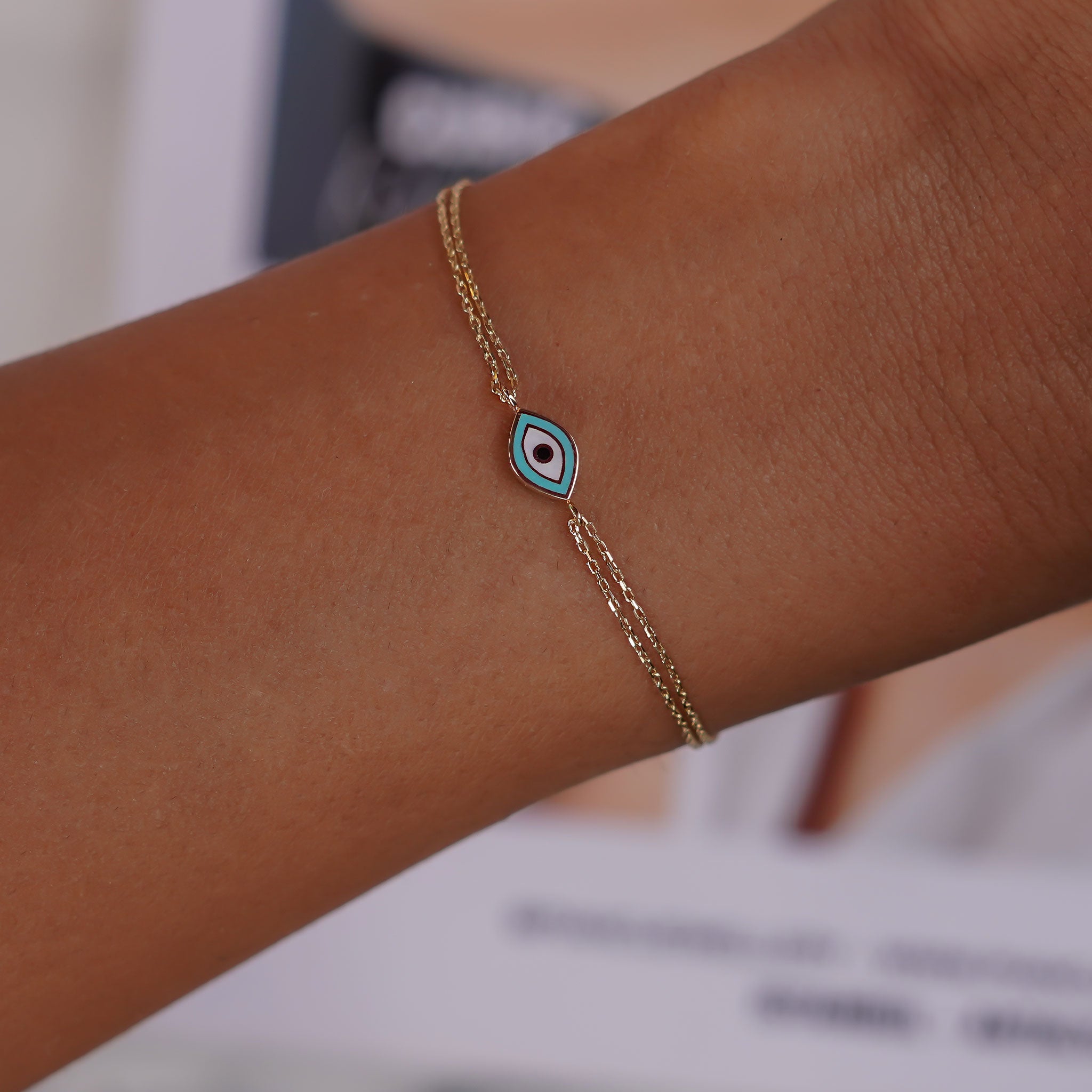 Mineli Göz Bileklik