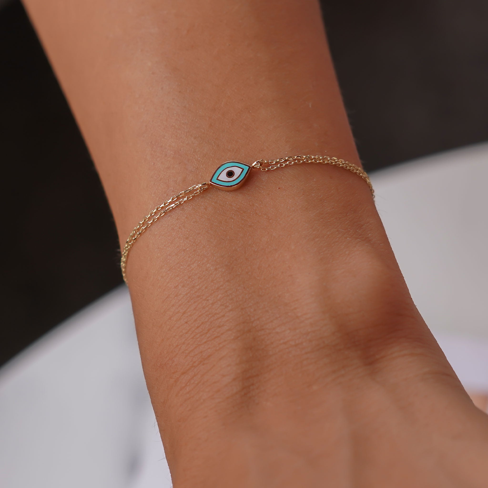 Mineli Göz Bileklik