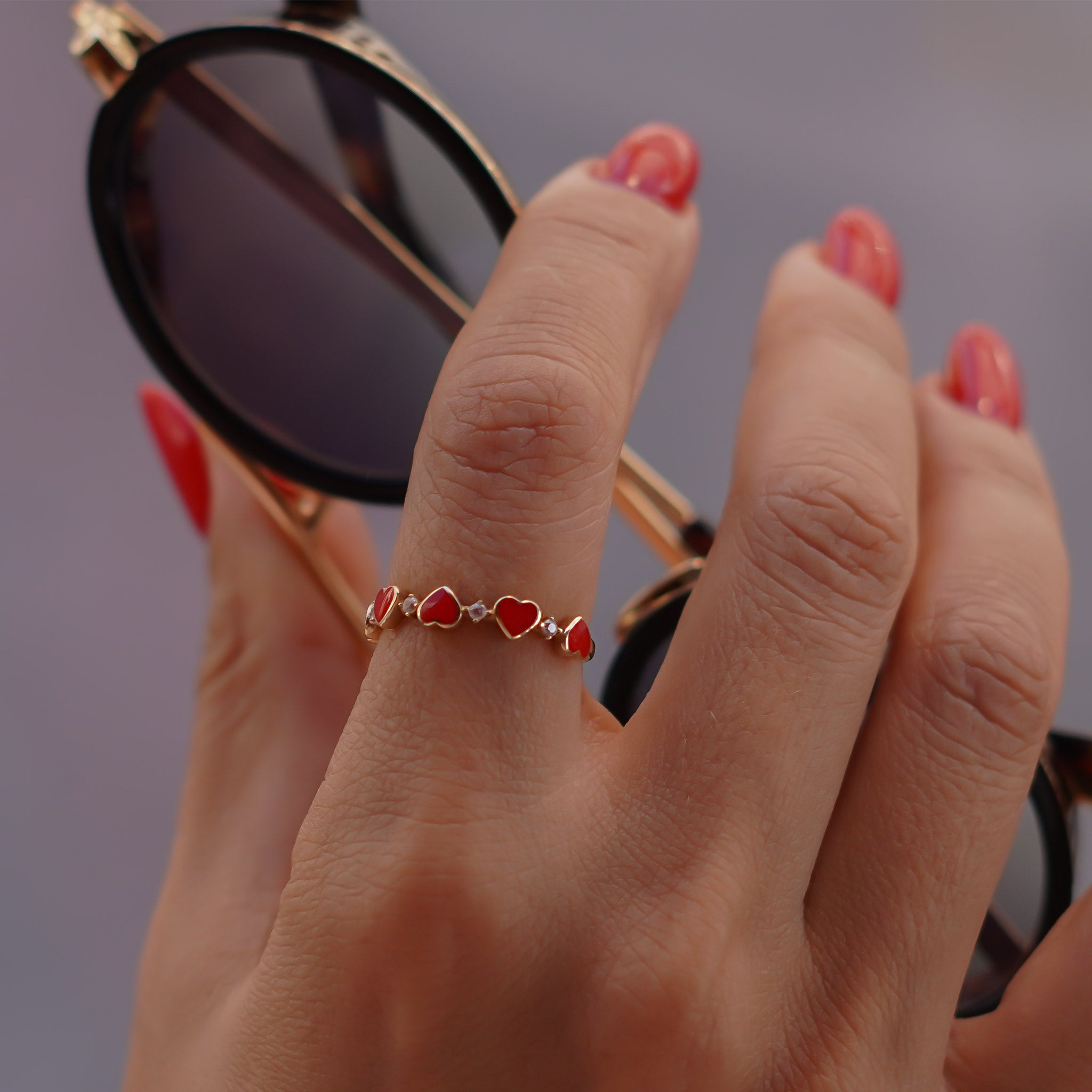 Mineli Kalpler Yüzük