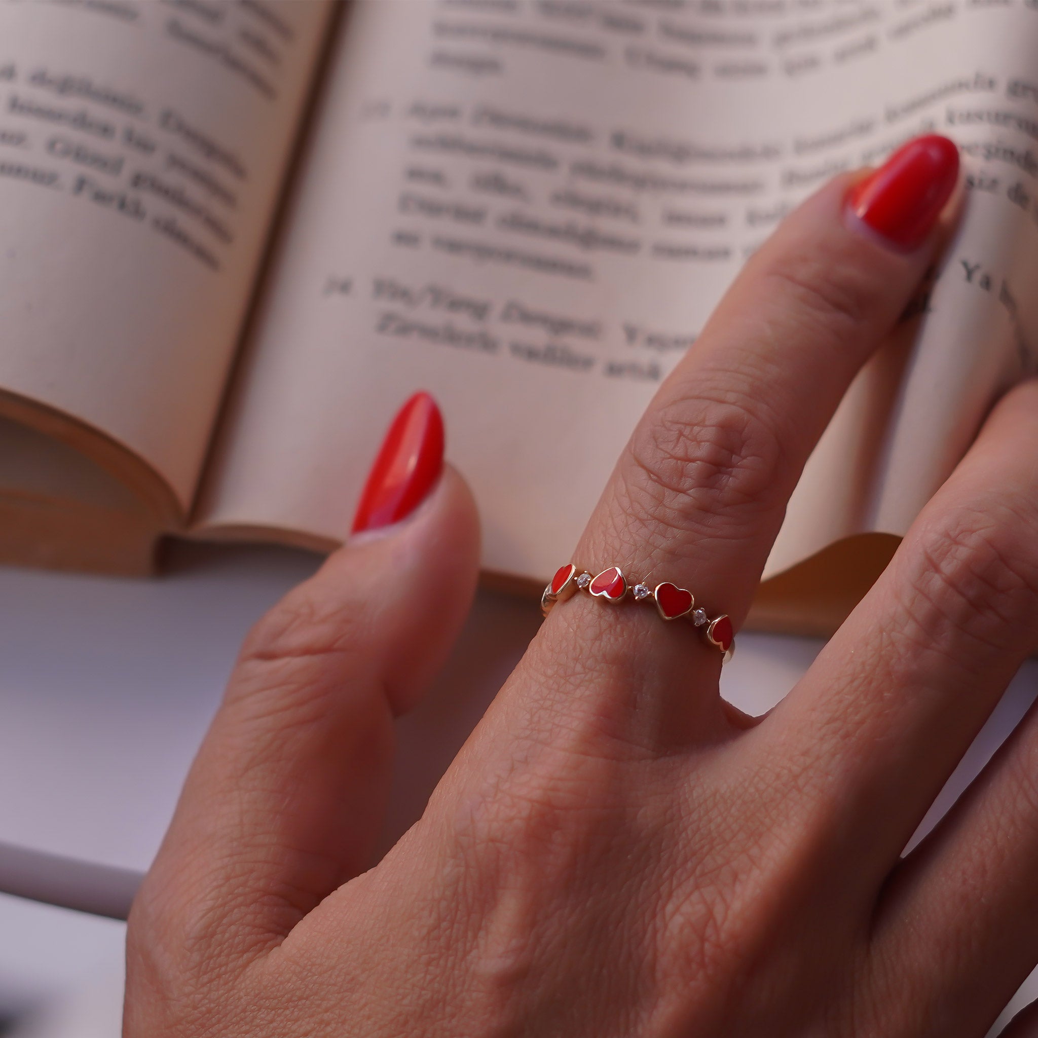 Mineli Kalpler Yüzük