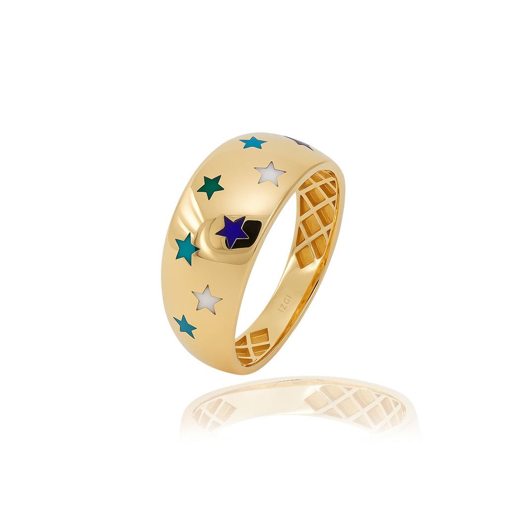 Mineli Yıldız Yüzük