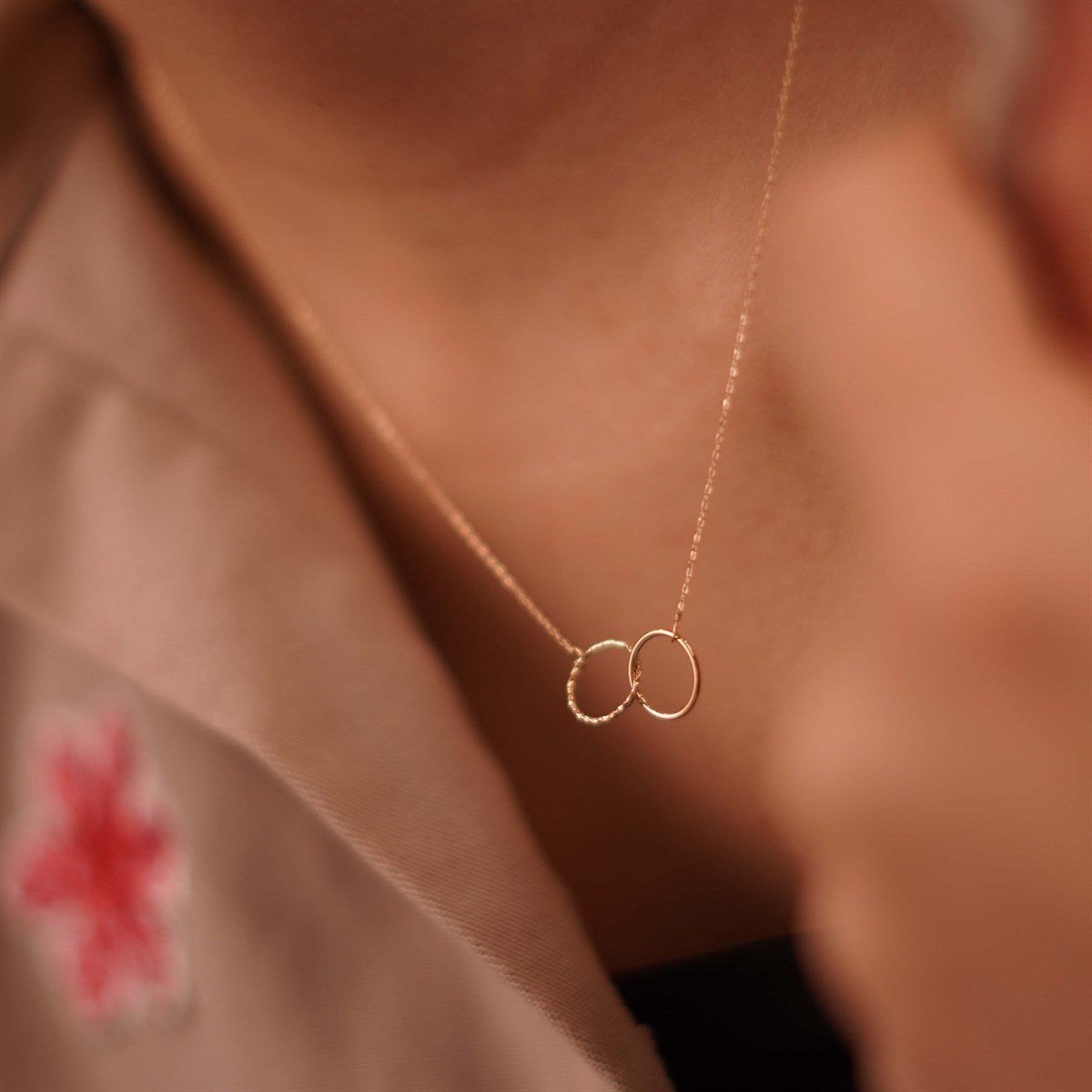 Minimal Halka Kolye