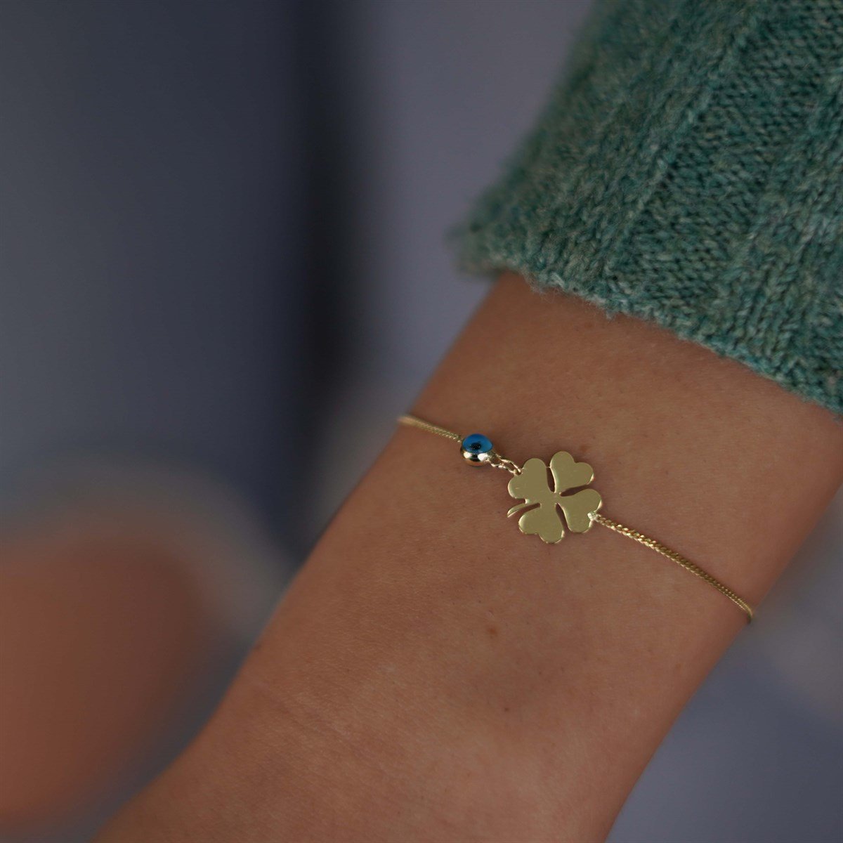 Minimal Yonca Bileklik