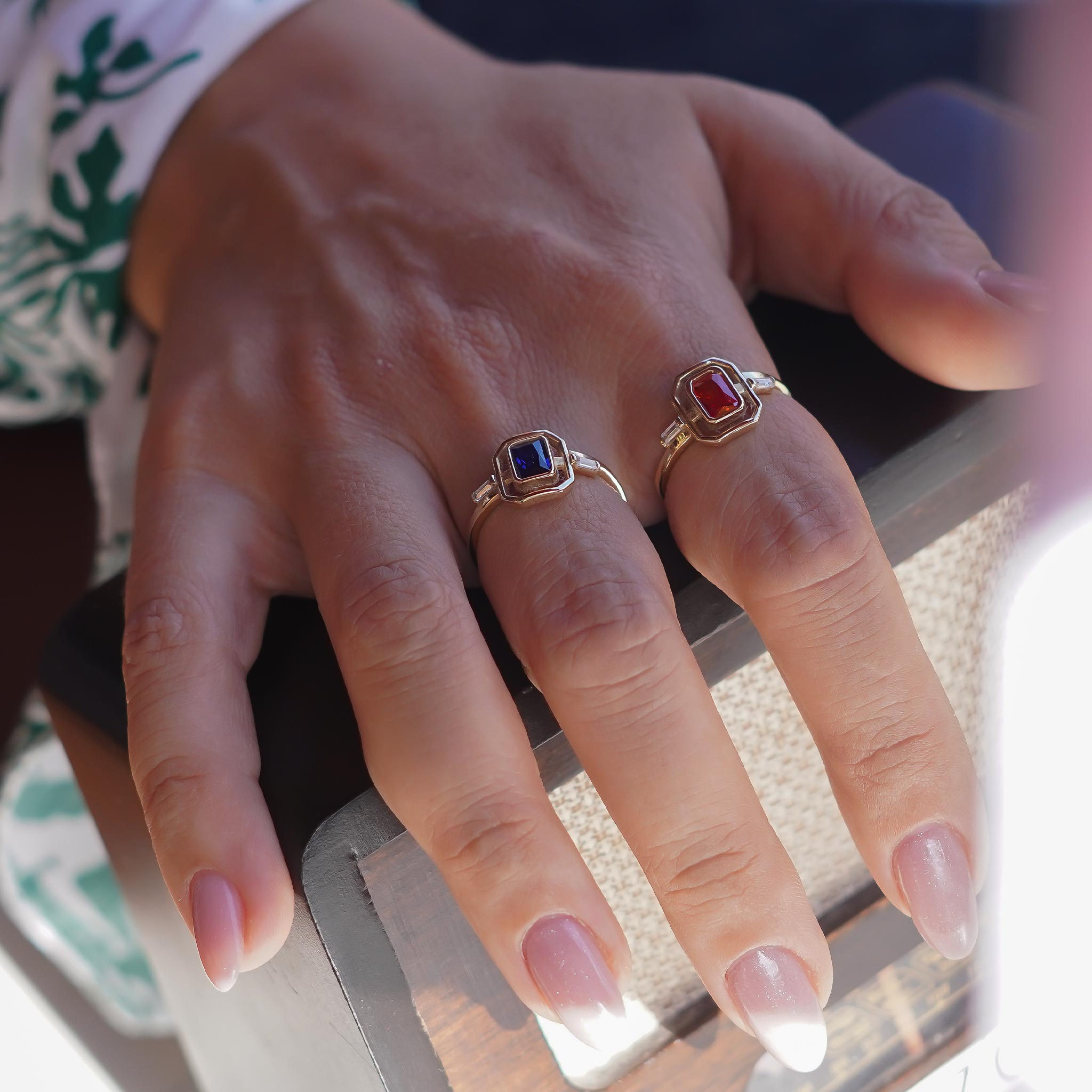 Renkli Baget Yüzük