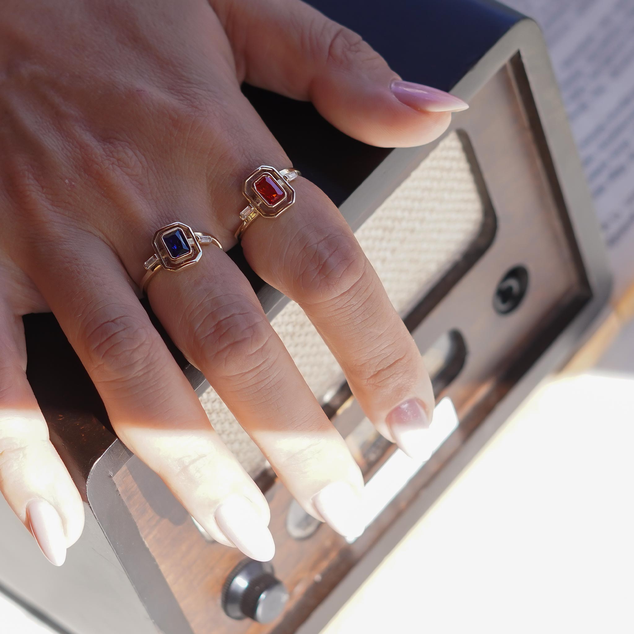 Renkli Baget Yüzük