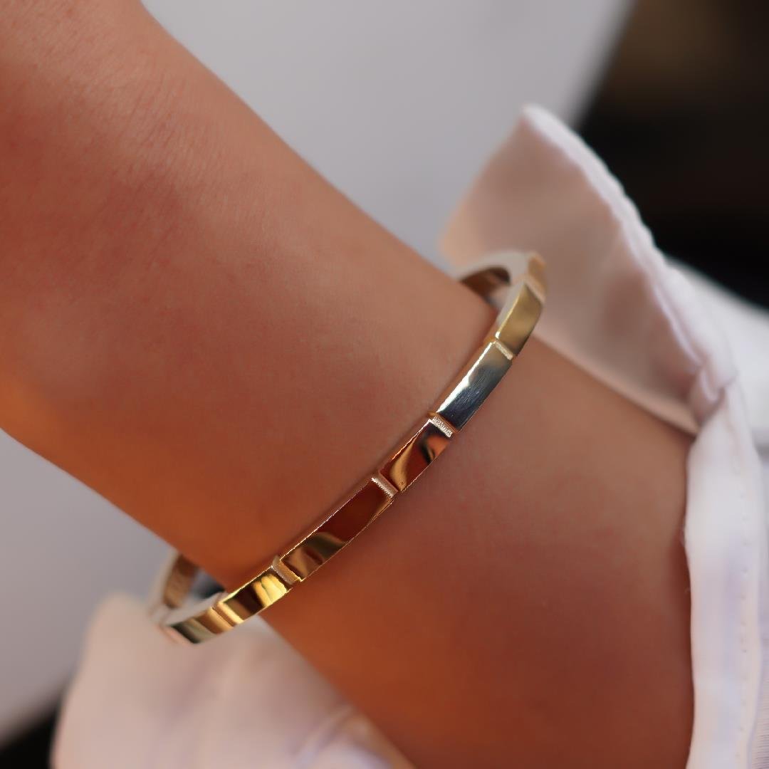 Sade Dikdörtgen Bilezik