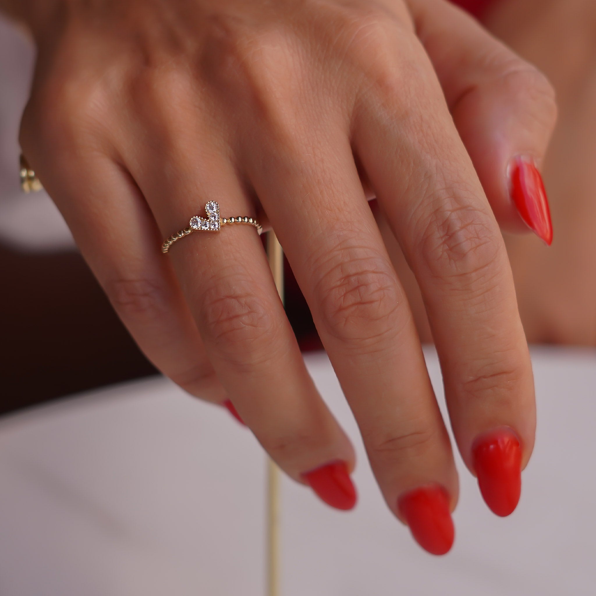 Top Top Kalp Yüzük