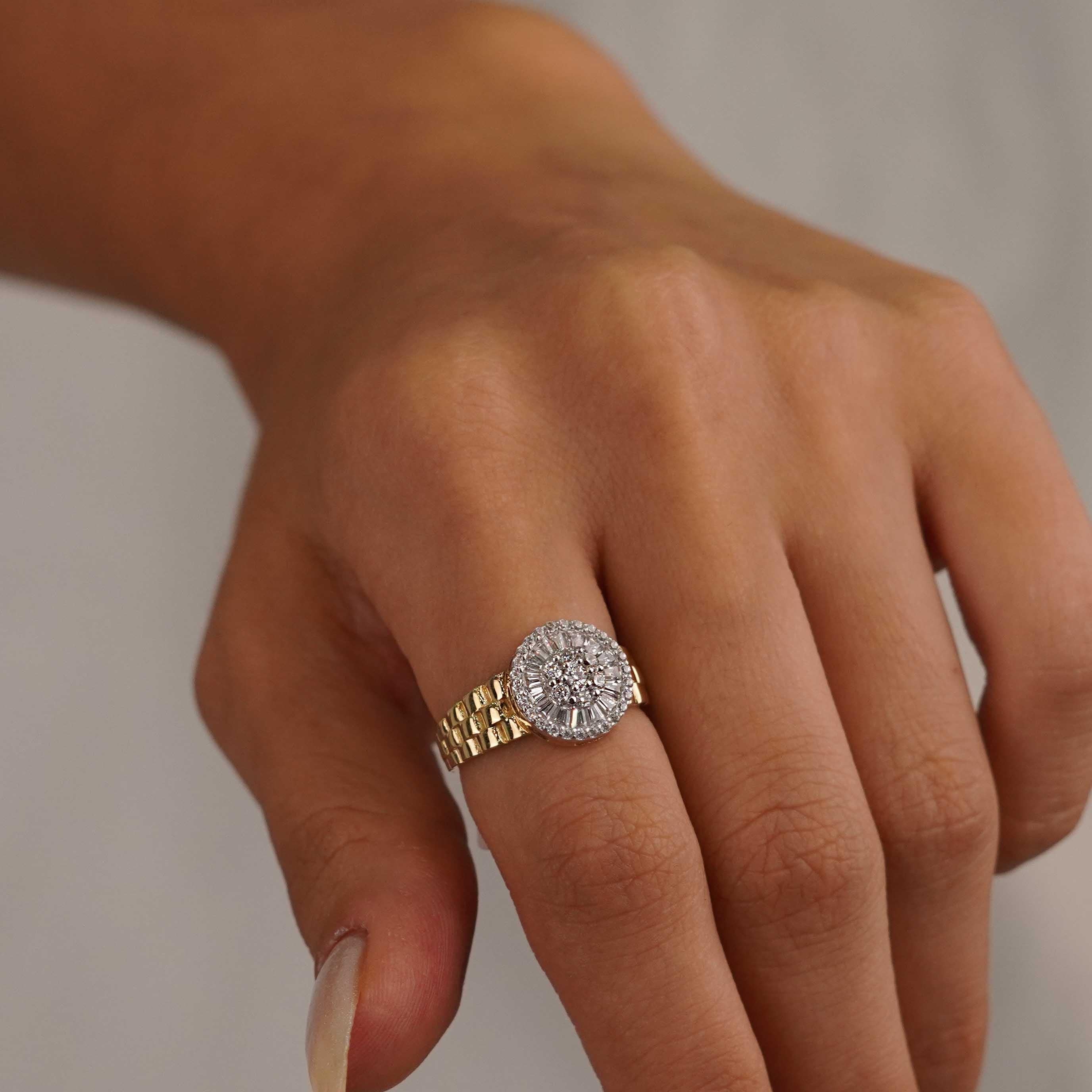 Trapez Rolli Yüzük