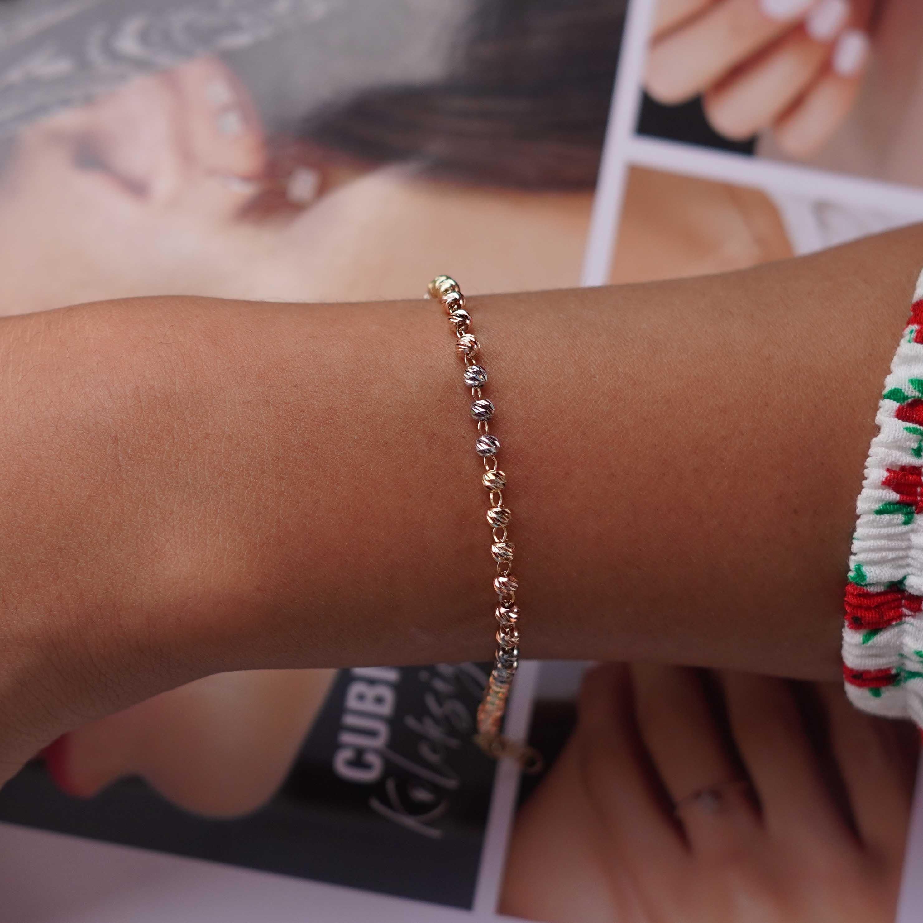 Üç Renk Dorika Bileklik