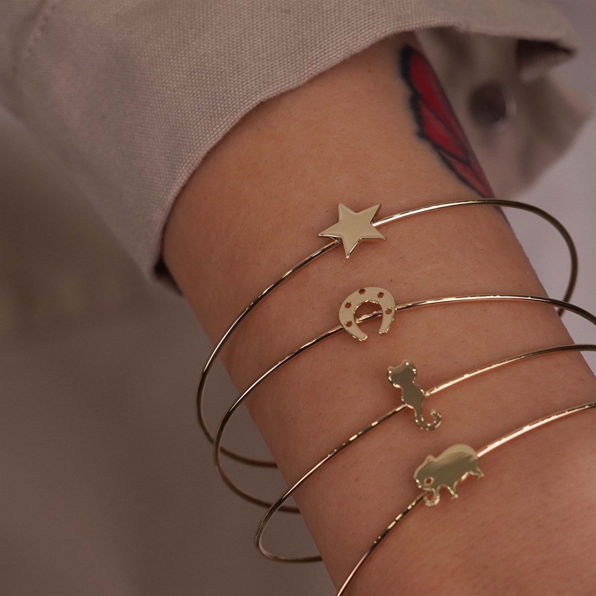 Yıldız Tel Bilezik