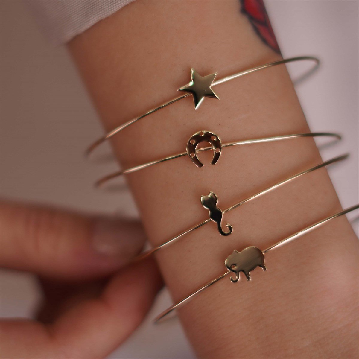 Yıldız Tel Bilezik