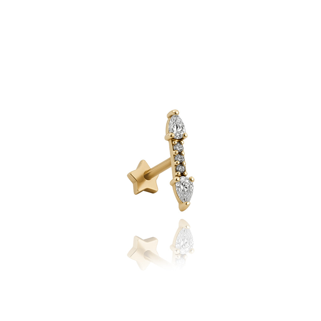 Çift Ok Piercing