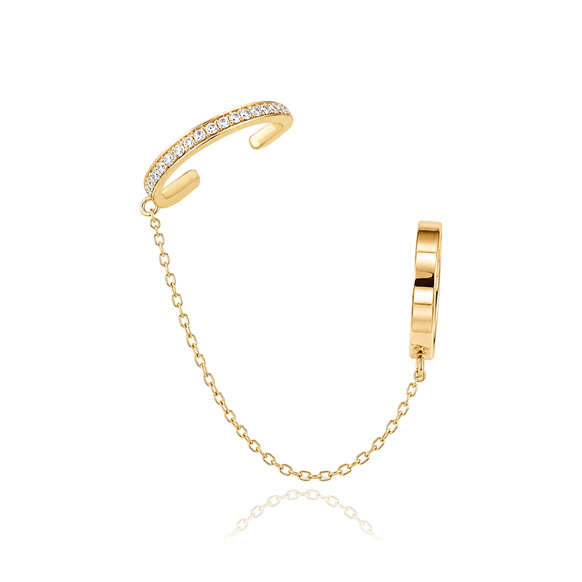 Elara Zincirli Ear Cuff
