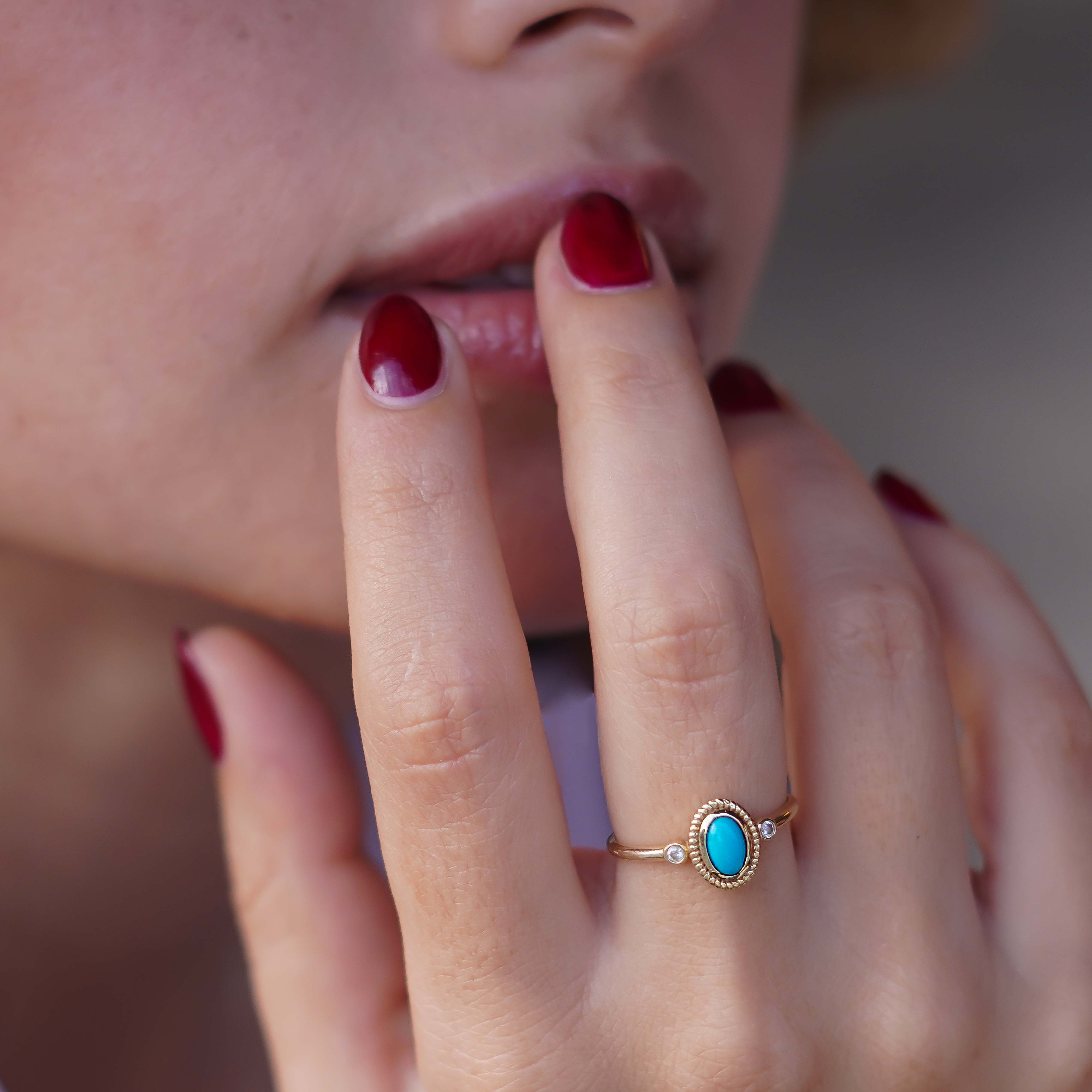 Firuze Nostalji Yüzük