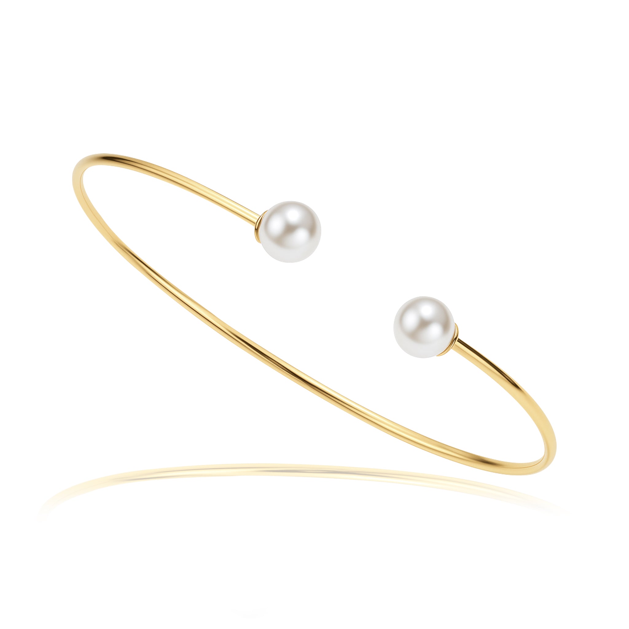 İnci Kelepçe Bilezik