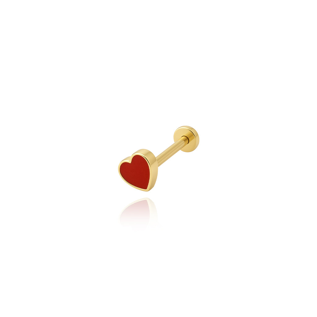 Kırmızı Kalp Tragus
