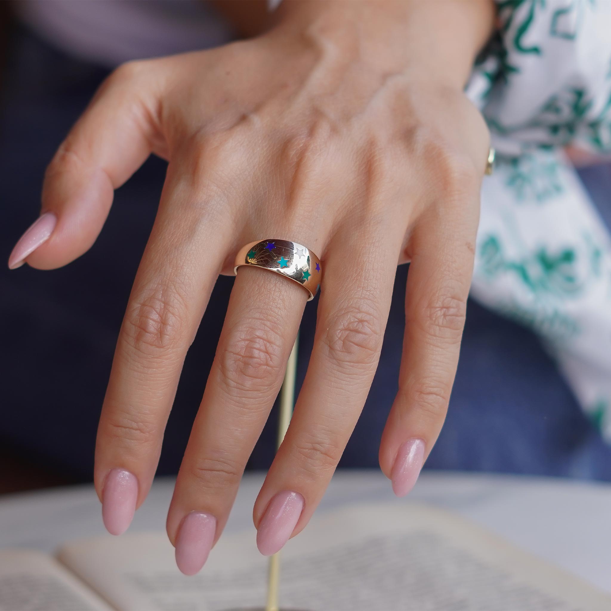 Mineli Yıldız Yüzük