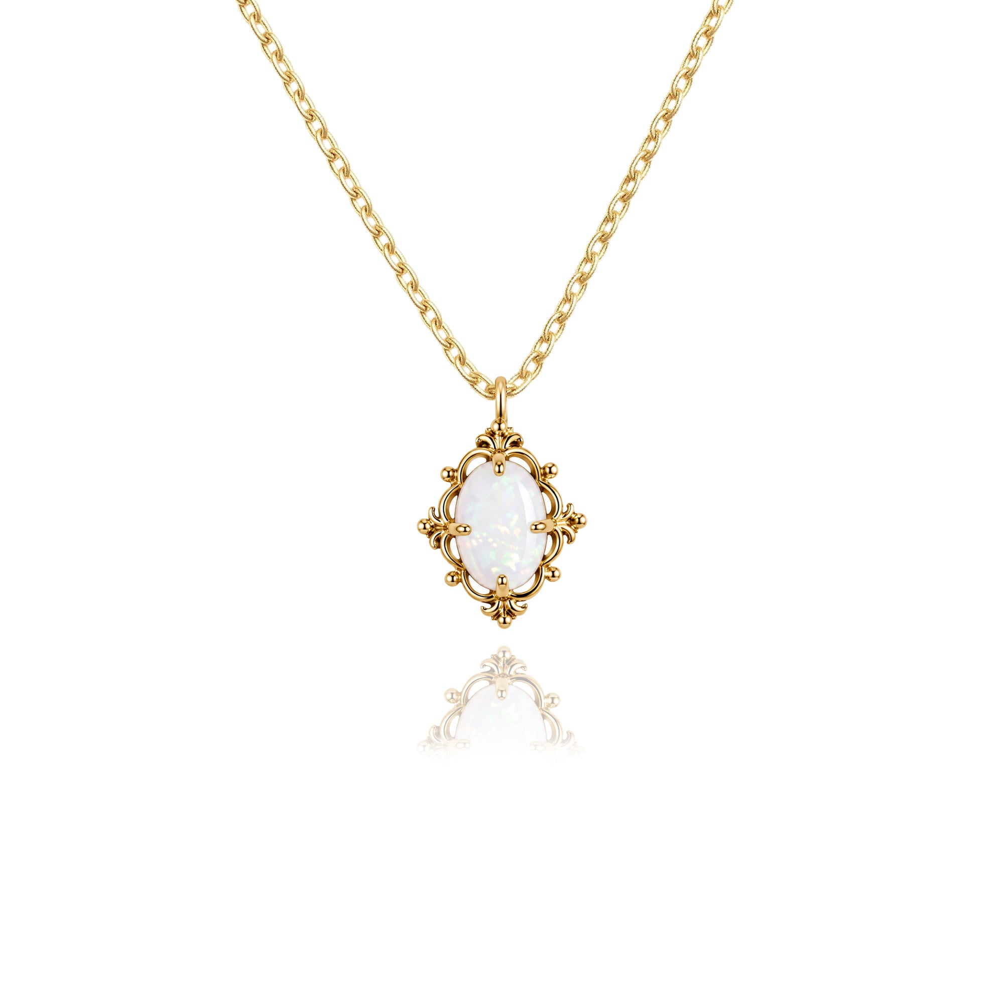 Opal Retro Kolye