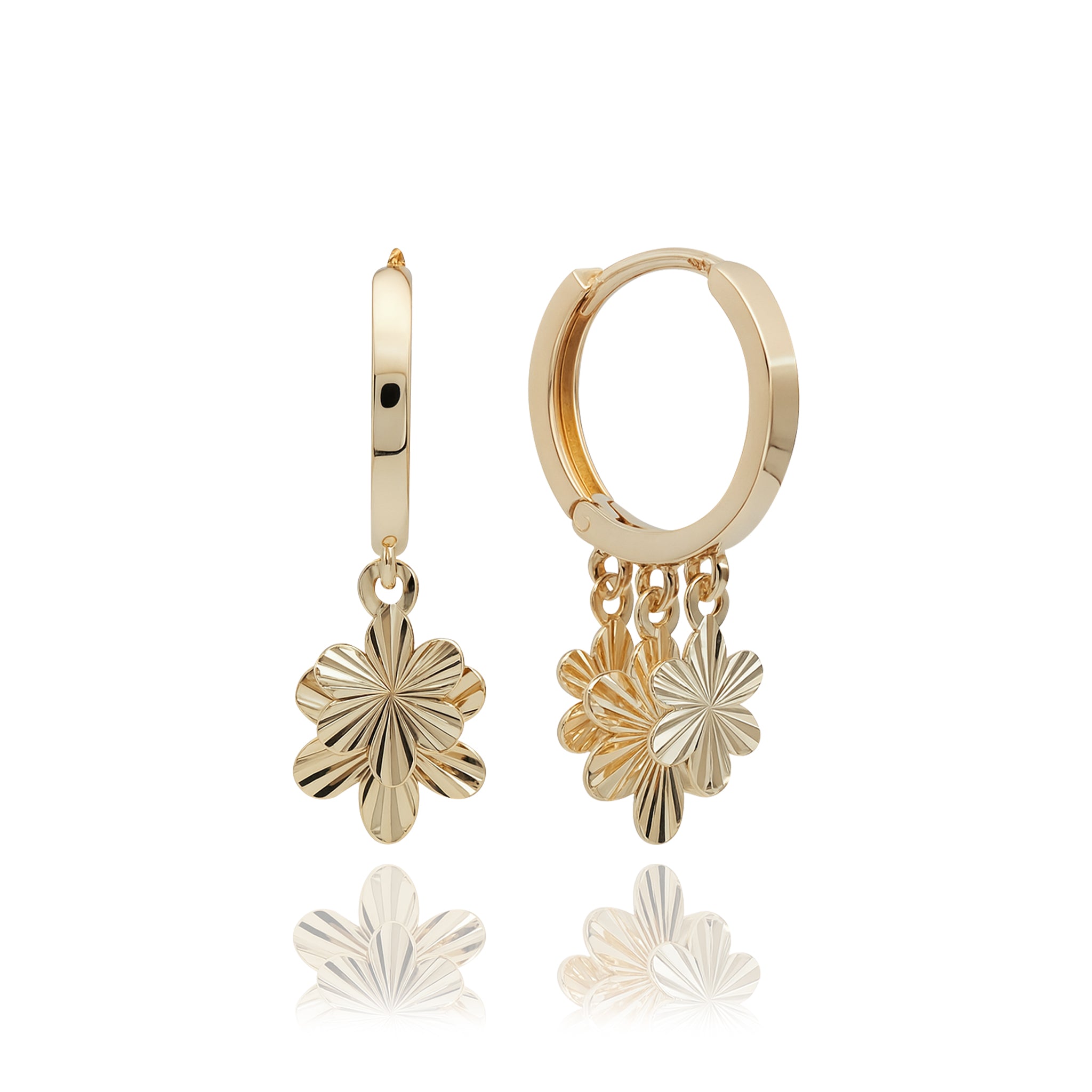 Parıltı Papatya Küpe