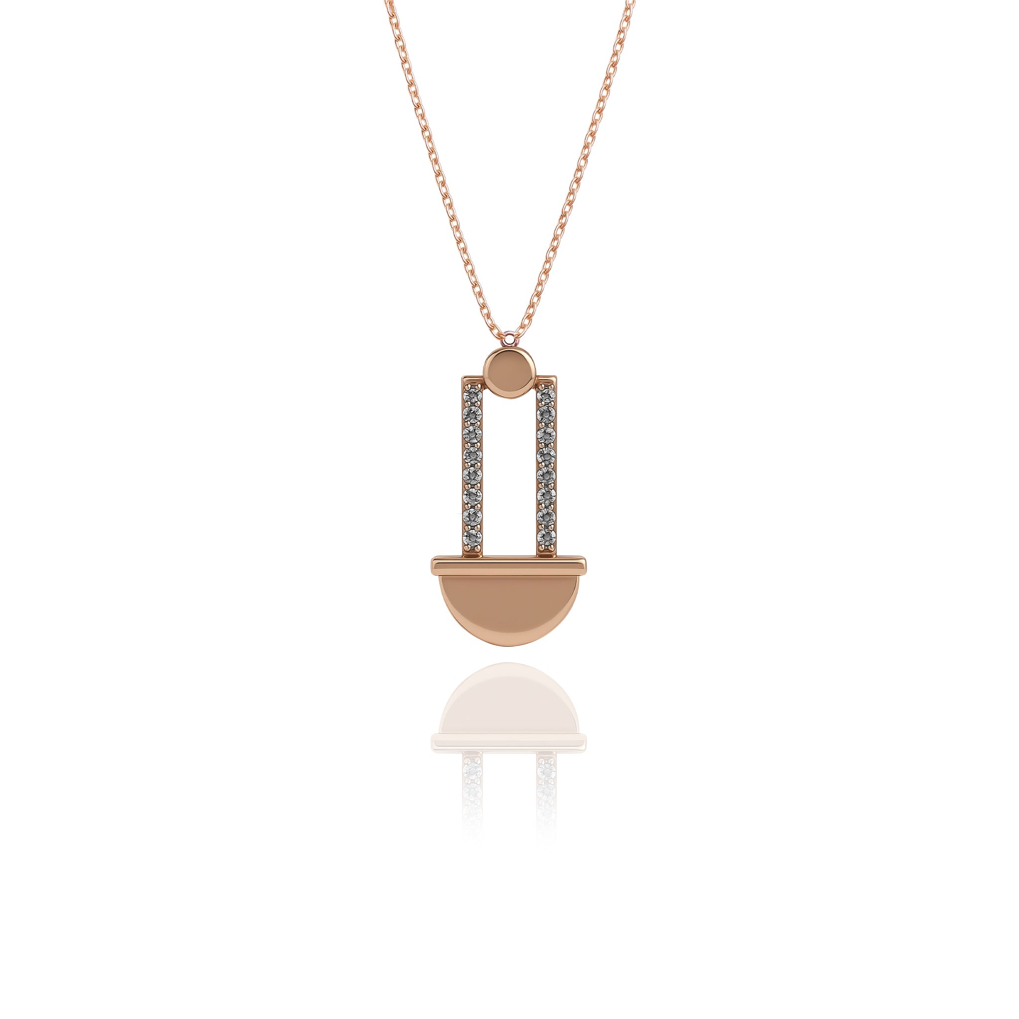 Rose Minimal Kolye