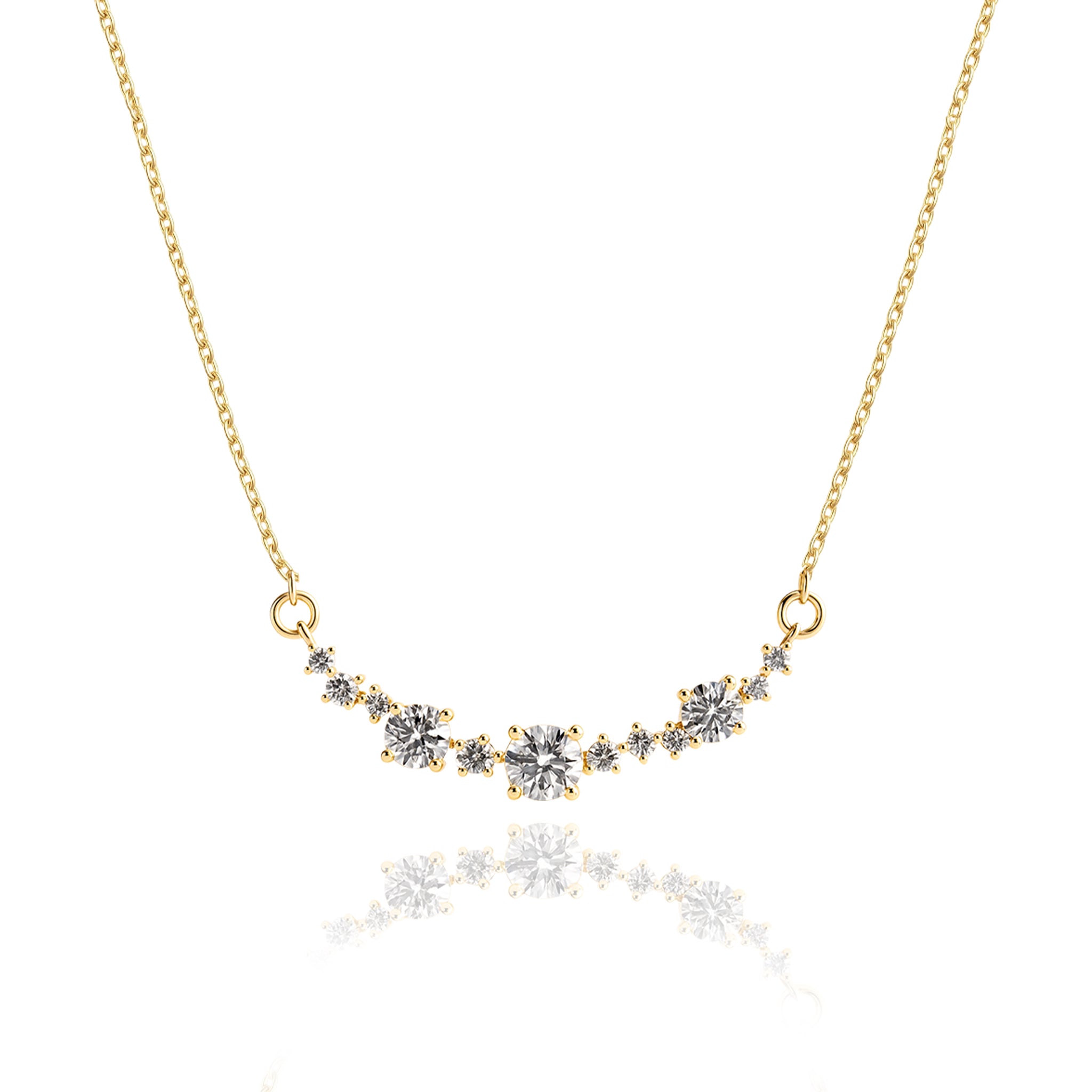 Sıralı Taşlı Kolye