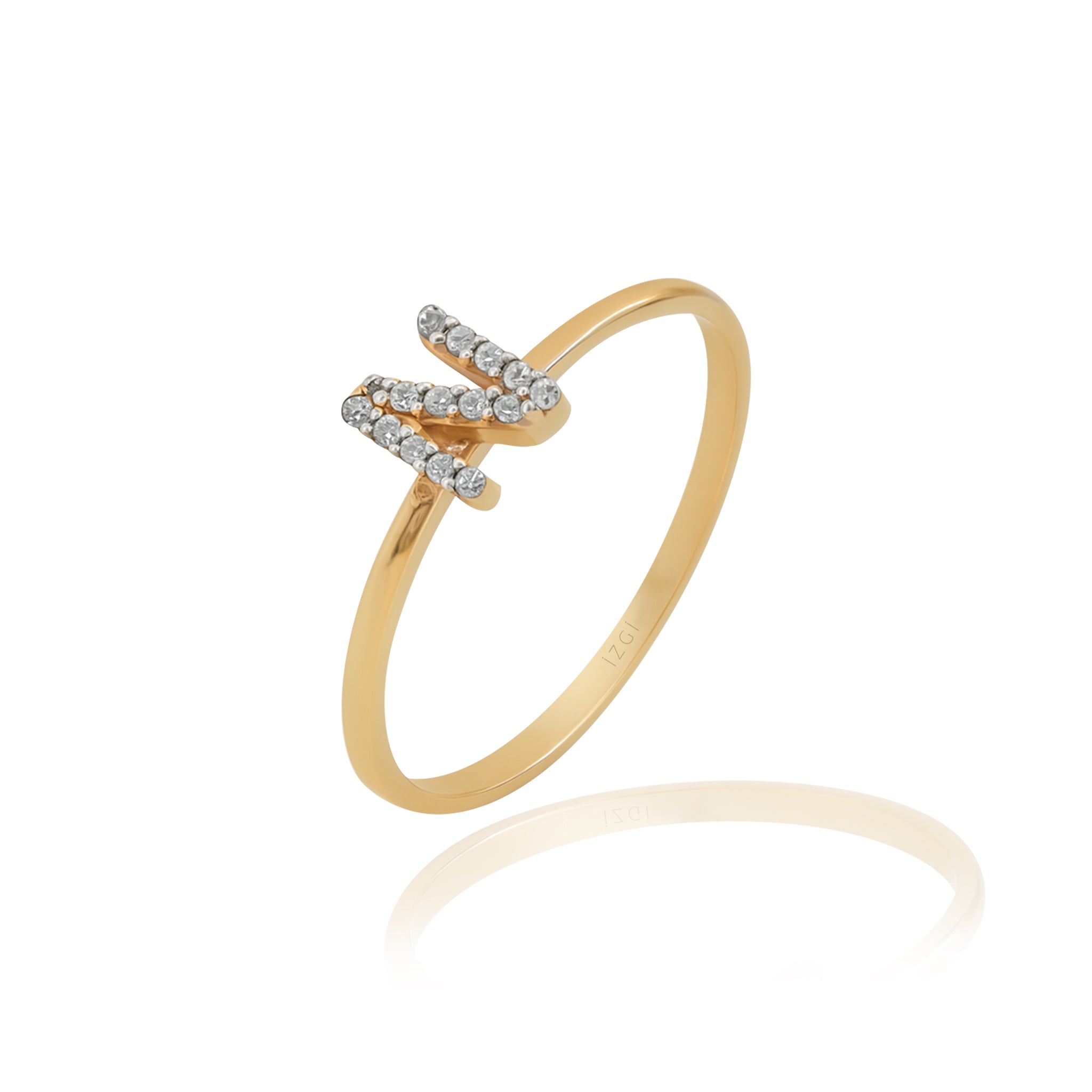 Taşlı Harf Yüzük