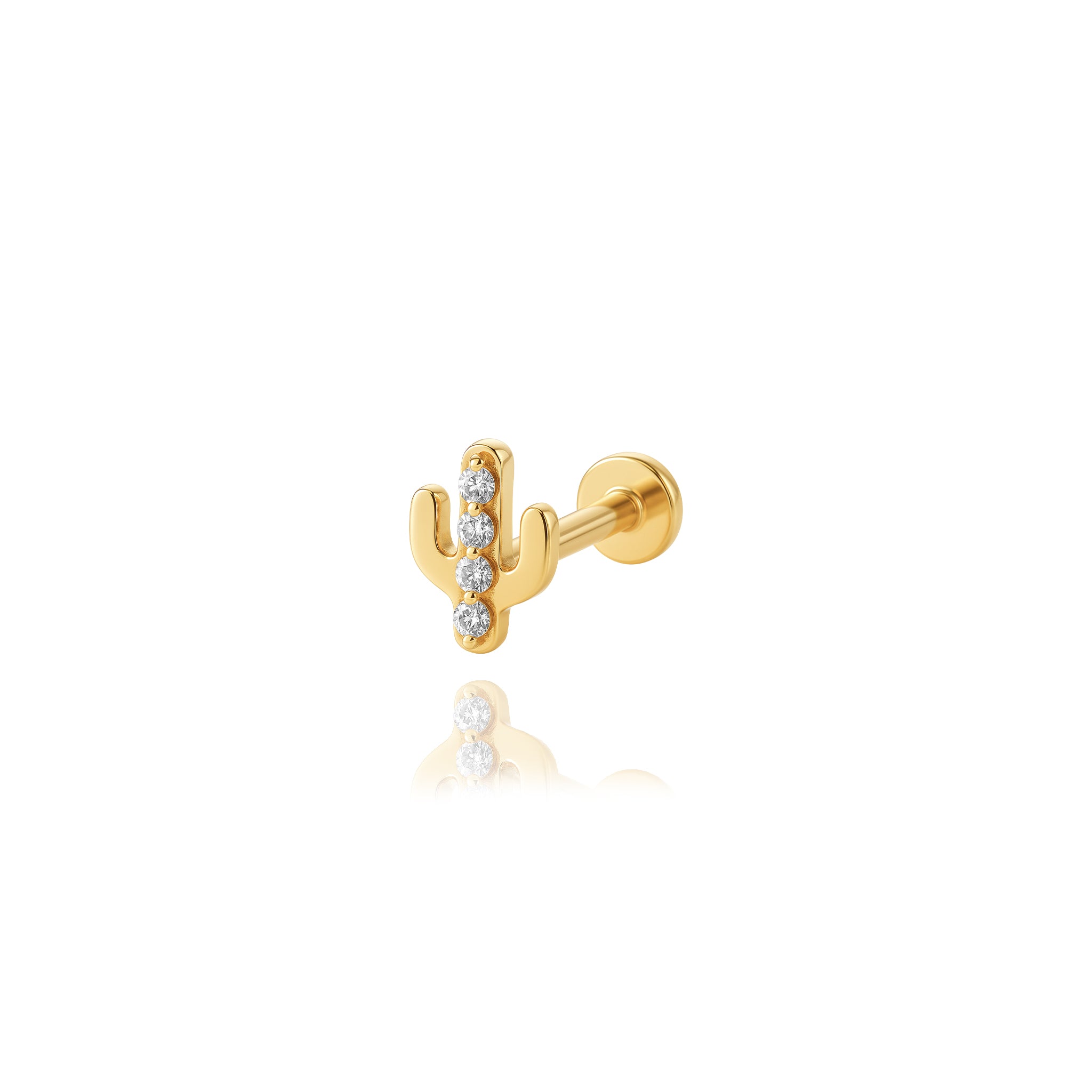 Taşlı Kaktüs Piercing
