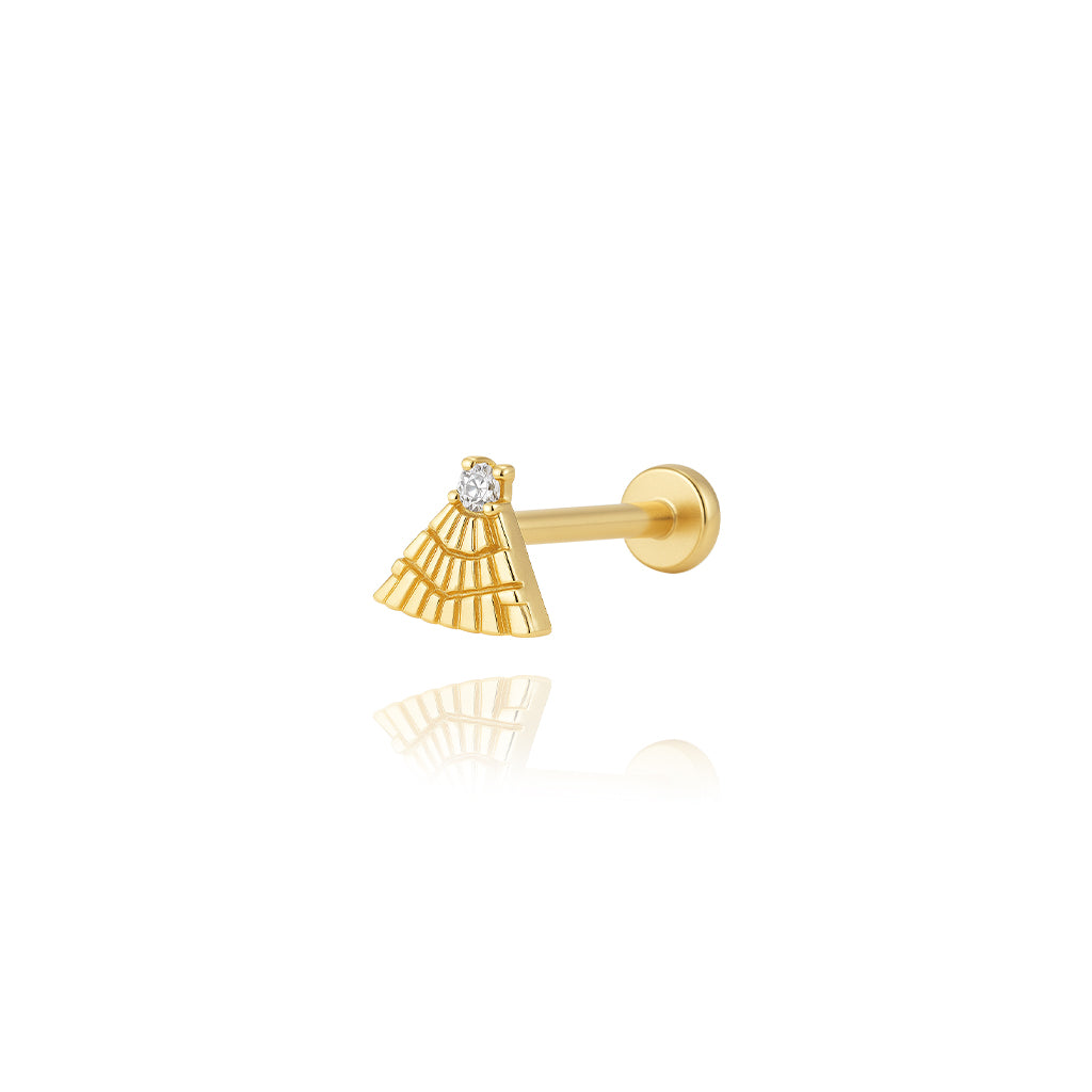 Taşlı Yelpaze Piercing