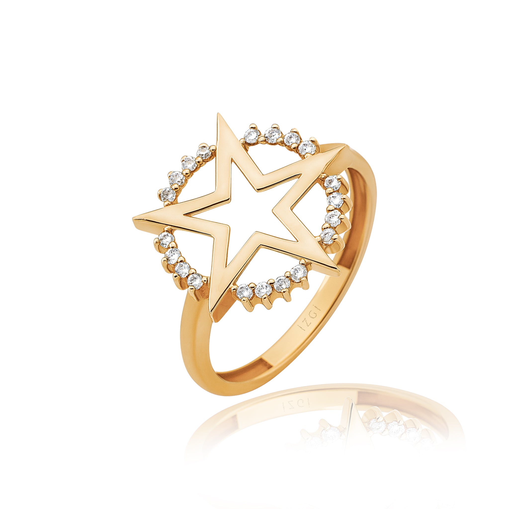 Taşlı Yıldız Yüzük