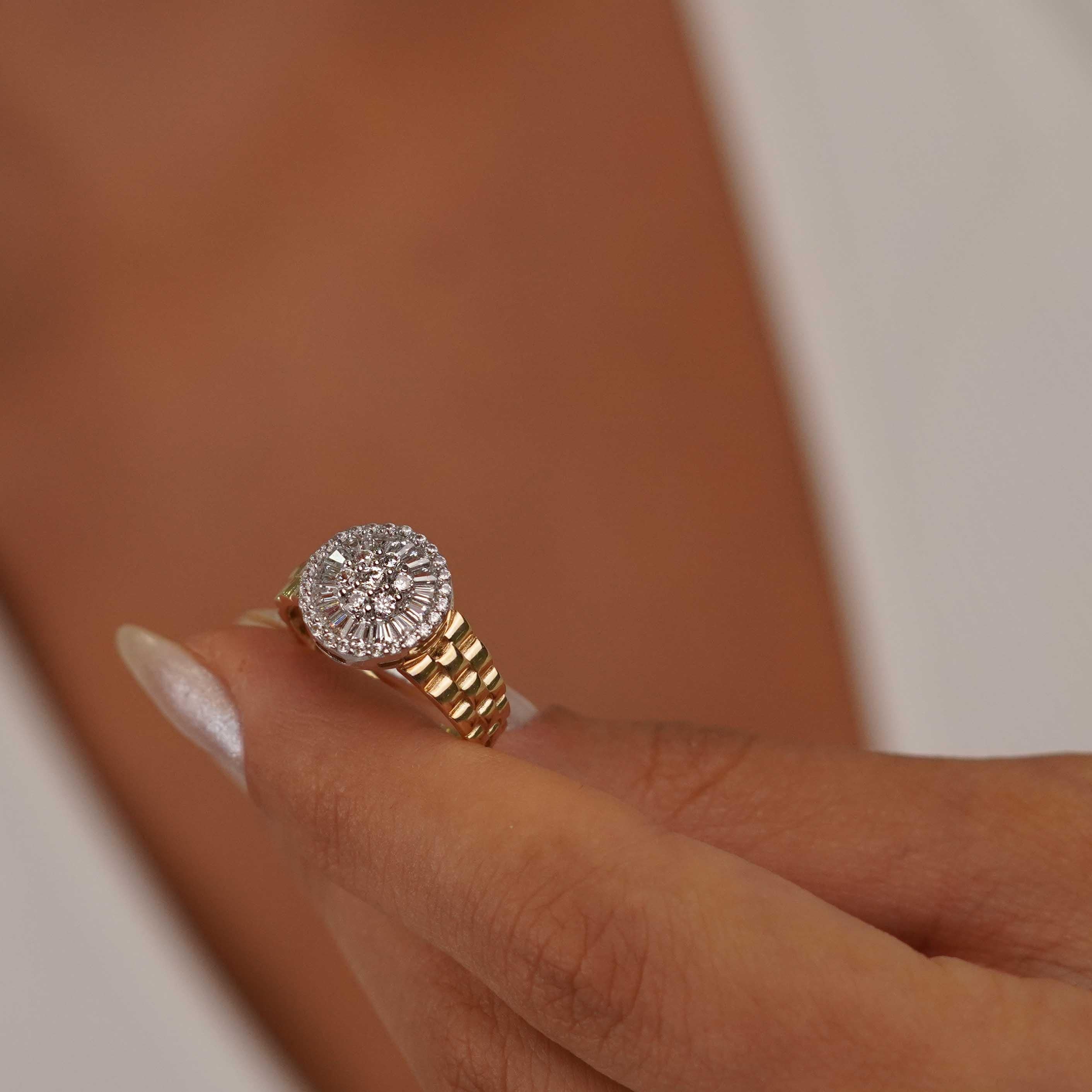 Trapez Rolli Yüzük