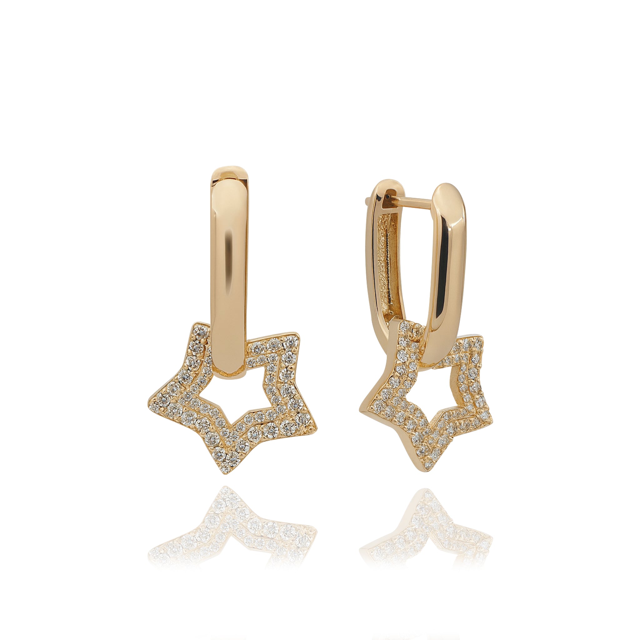 Yıldız Sallantılı Küpe